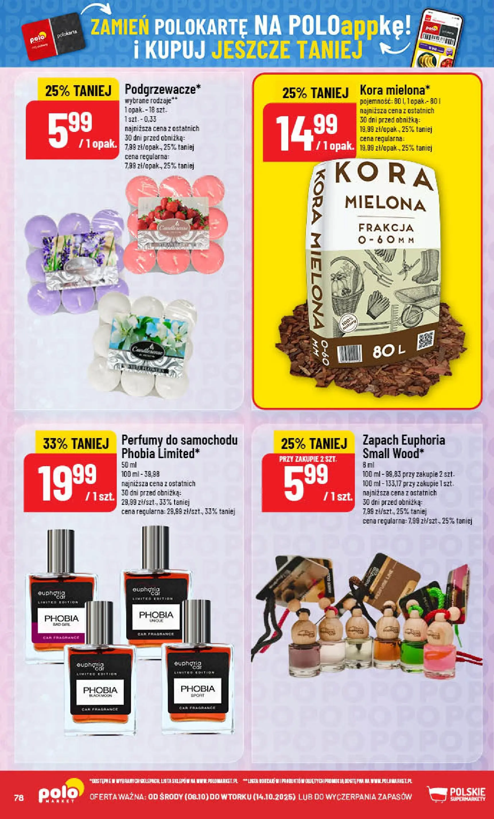 POLOmarket gazetka od jutra (08.10.2025) - Nowa PDF | Strona: 78 | Produkty: Perfumy, Zapach