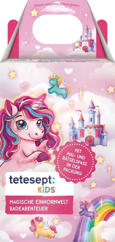 tetesept: KIDS Geschenkset Kinder Badezusatz Einhornwelt 3tlg