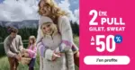 La Halle 2ÈME PULL GILET, SWEAT A -50% - au 31.10.2025