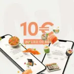 Sushi Shop Invitez vos proches et recevez 10&euro; au lieu de 5&euro;, parrain comme filleul ! - au 31.10.2025