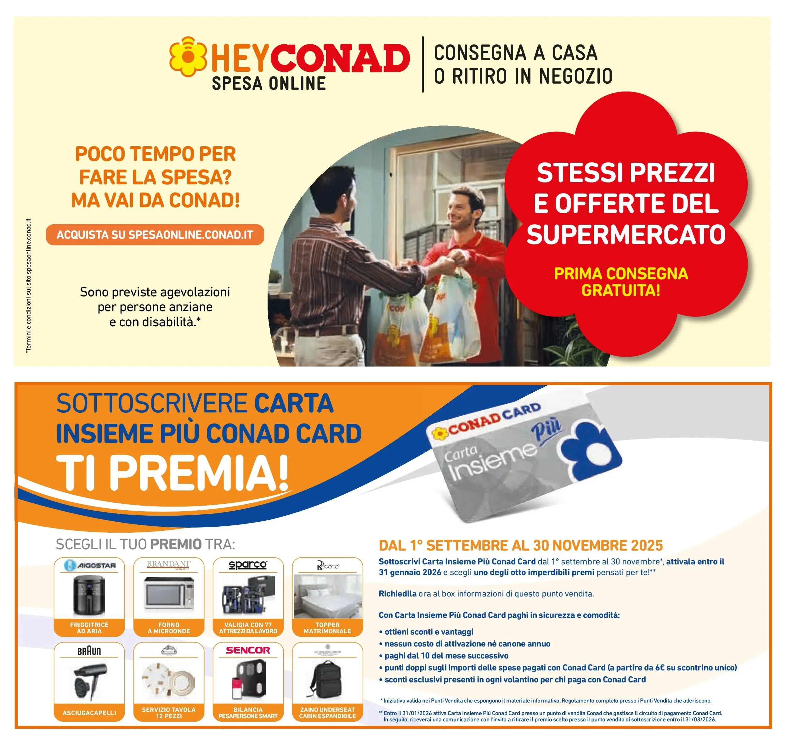 Volantino Conad dal 21/10/2025 > Anteprima | Pagina: 43 | Prodotti: Zaino, Valigia, Asciugacapelli, Friggitrice