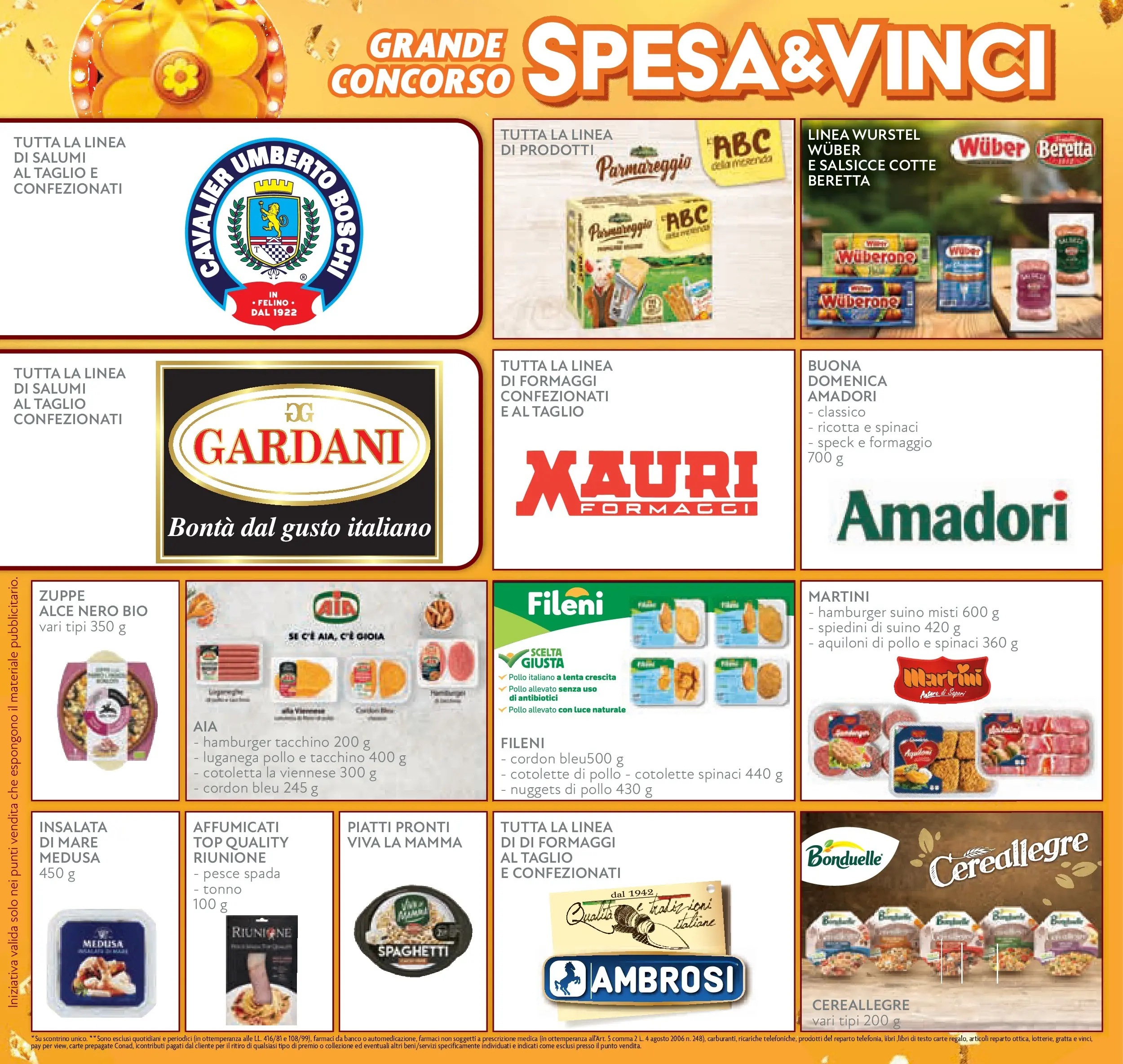 Volantino Conad dal 08/10/2025 > Anteprima | Pagina: 6 | Prodotti: Speck, Pesce, Nuggets, Formaggio