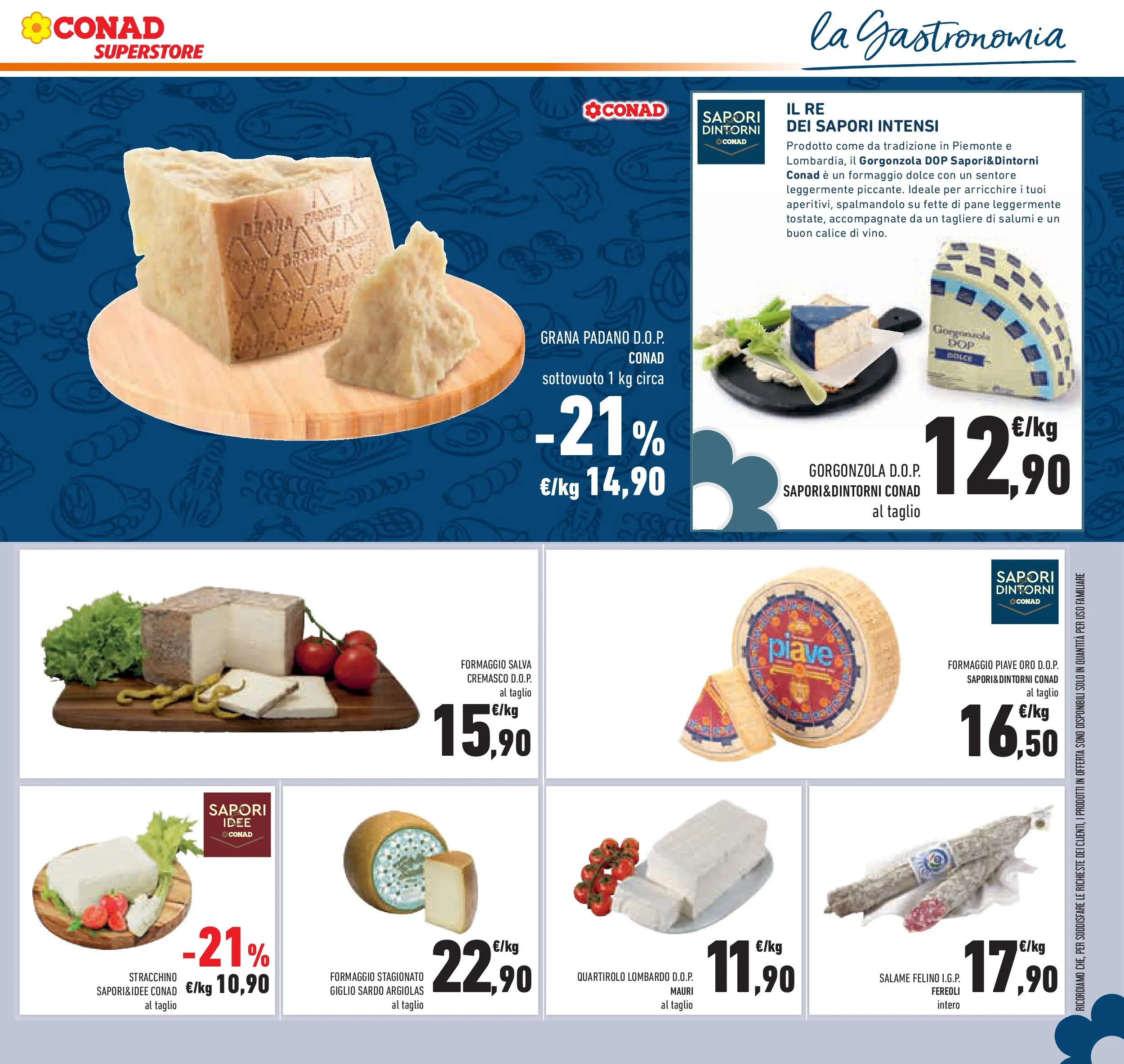 Volantino Conad dal 08/10/2025 > Anteprima | Pagina: 27 | Prodotti: Pane, Salame, Formaggio, Gorgonzola