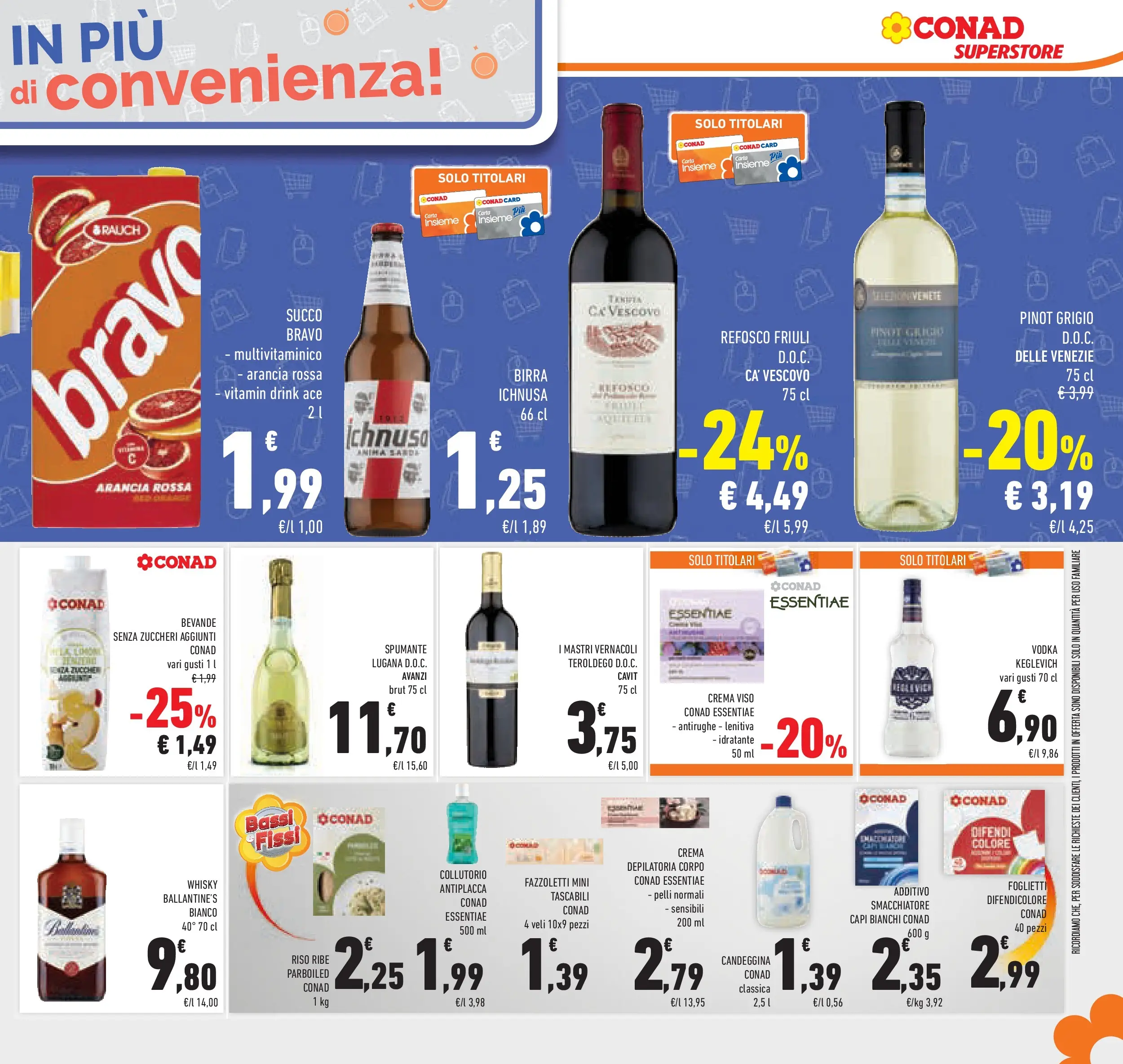Volantino Conad dal 08/10/2025 > Anteprima | Pagina: 45 | Prodotti: Collutorio, Fazzoletti, Limone, Spumante