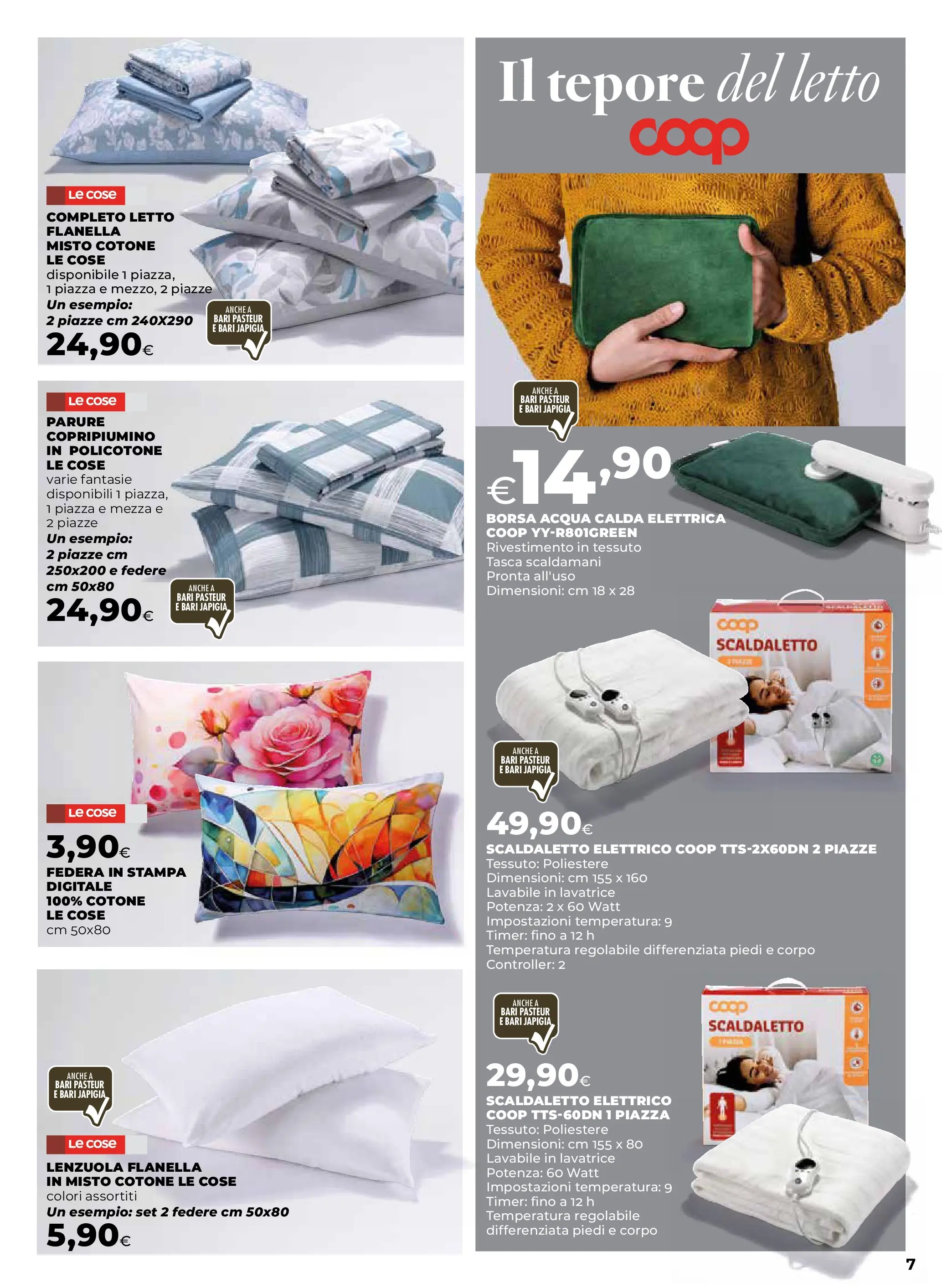 Anteprima volantino Ipercoop dal ﻿09/10/2025﻿ ﻿- nuovo offerte | Pagina: 7 | Prodotti: Copripiumino, Lavatrice, Stampa, Lenzuola