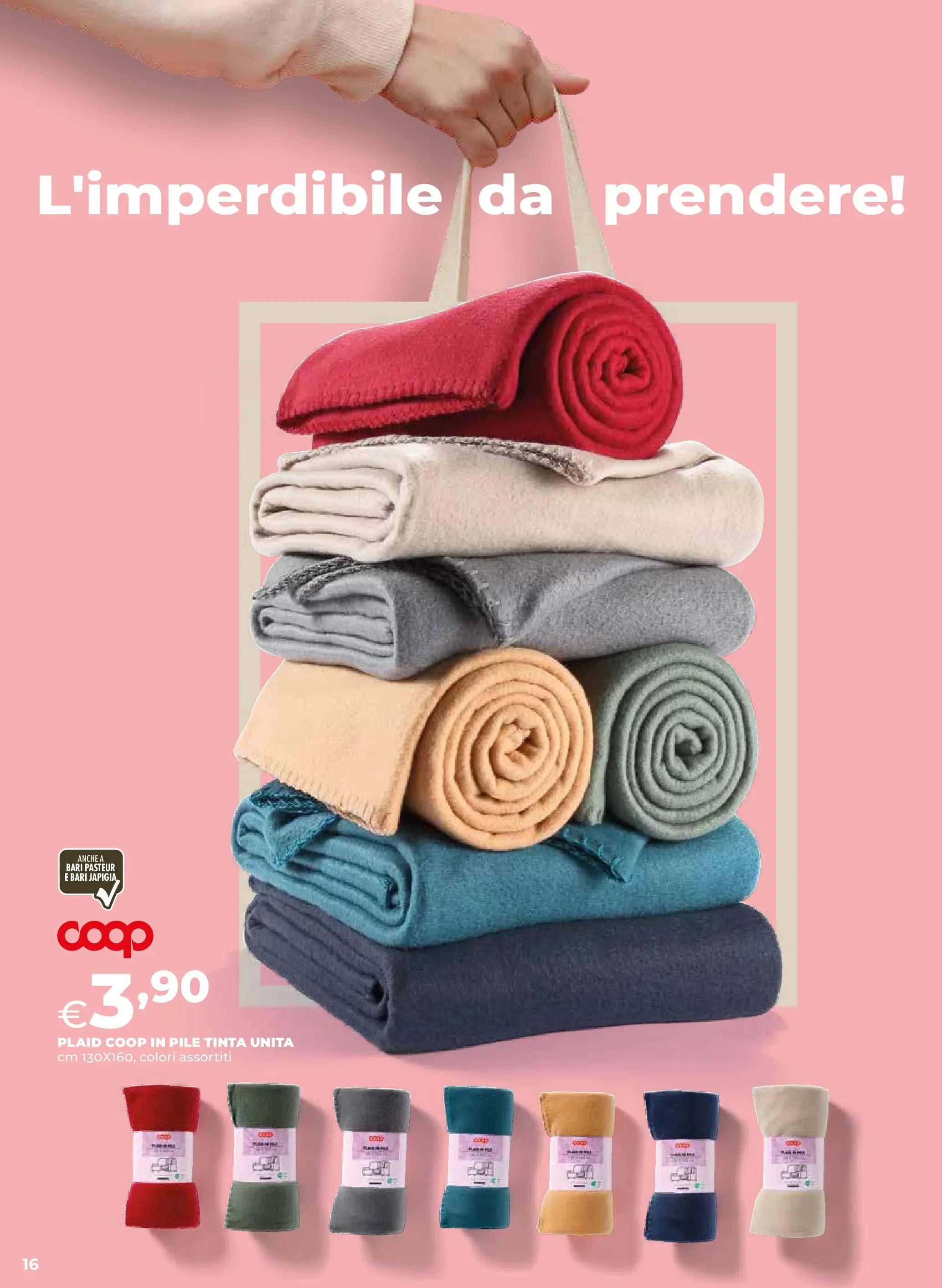 Anteprima volantino Ipercoop dal ﻿09/10/2025﻿ ﻿- nuovo offerte | Pagina: 16 | Prodotti: Pile, Plaid