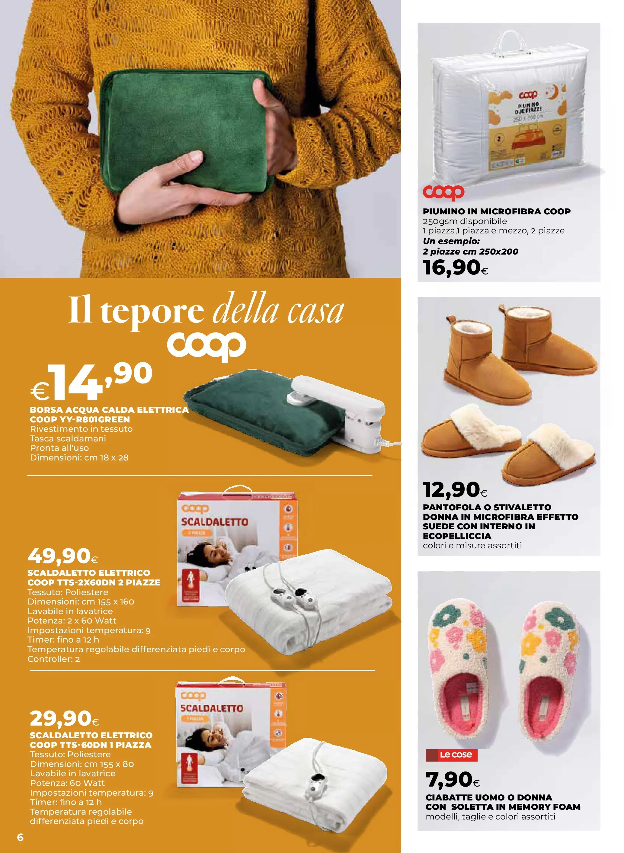 Anteprima volantino Ipercoop dal ﻿09/10/2025﻿ ﻿- nuovo offerte | Pagina: 6 | Prodotti: Acqua, Ciabatte, Lavatrice, Borsa