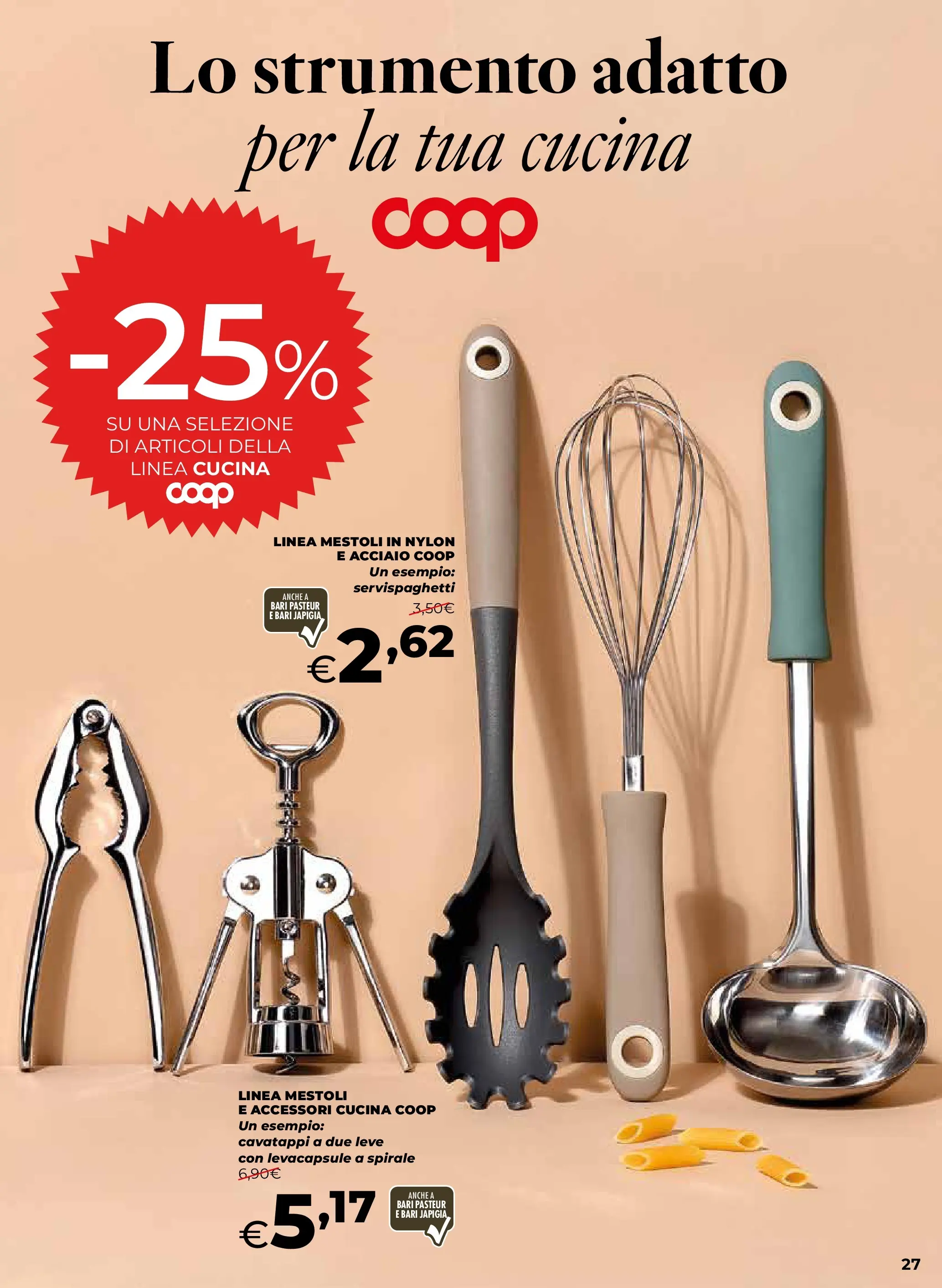 Anteprima volantino Ipercoop dal ﻿09/10/2025﻿ ﻿- nuovo offerte | Pagina: 27 | Prodotti: Cavatappi