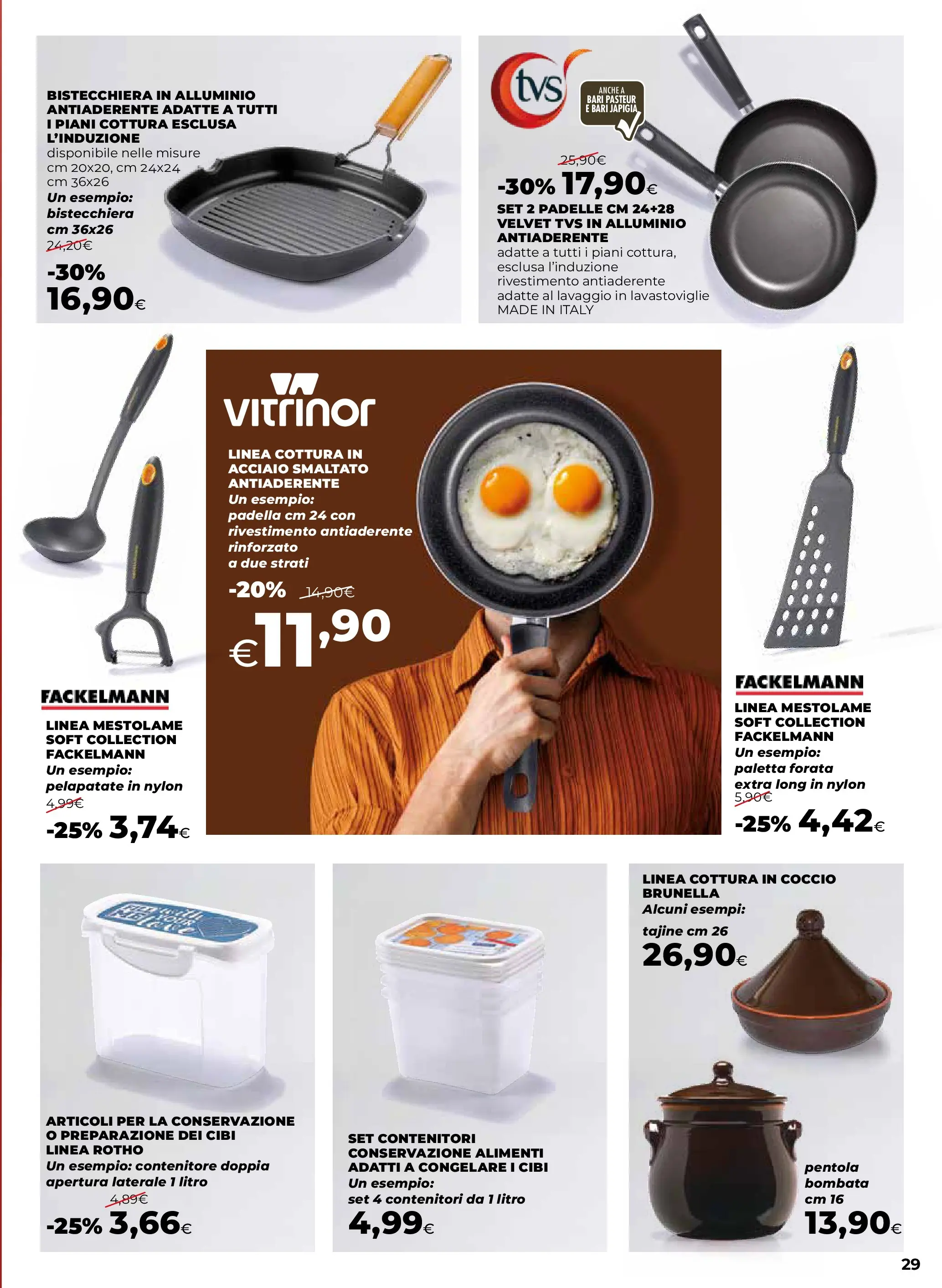 Anteprima volantino Ipercoop dal ﻿09/10/2025﻿ ﻿- nuovo offerte | Pagina: 29 | Prodotti: Bistecchiera, Contenitore, Padella, Alluminio
