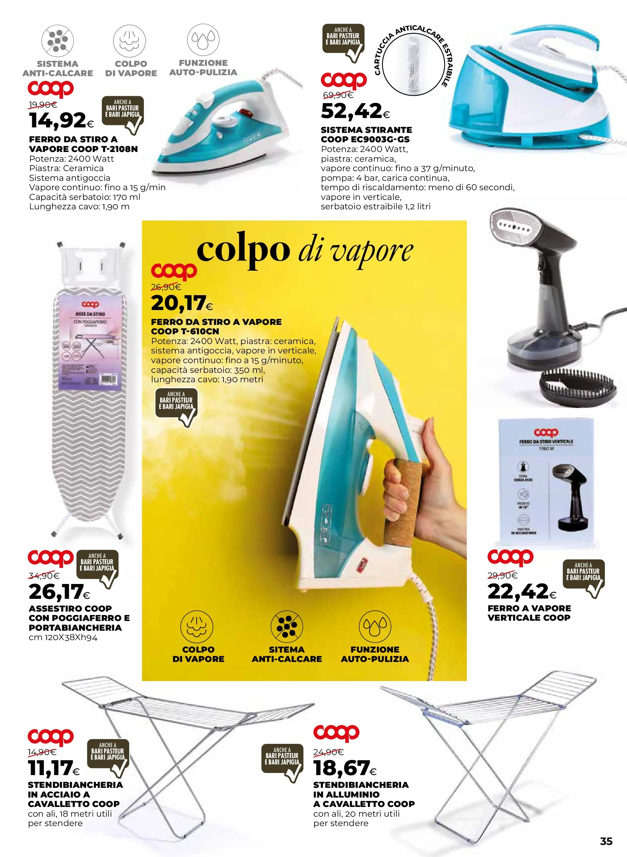 Anteprima volantino Ipercoop dal ﻿09/10/2025﻿ ﻿- nuovo offerte | Pagina: 35 | Prodotti: Cavo, Alluminio, Ferro da stiro, Portabiancheria