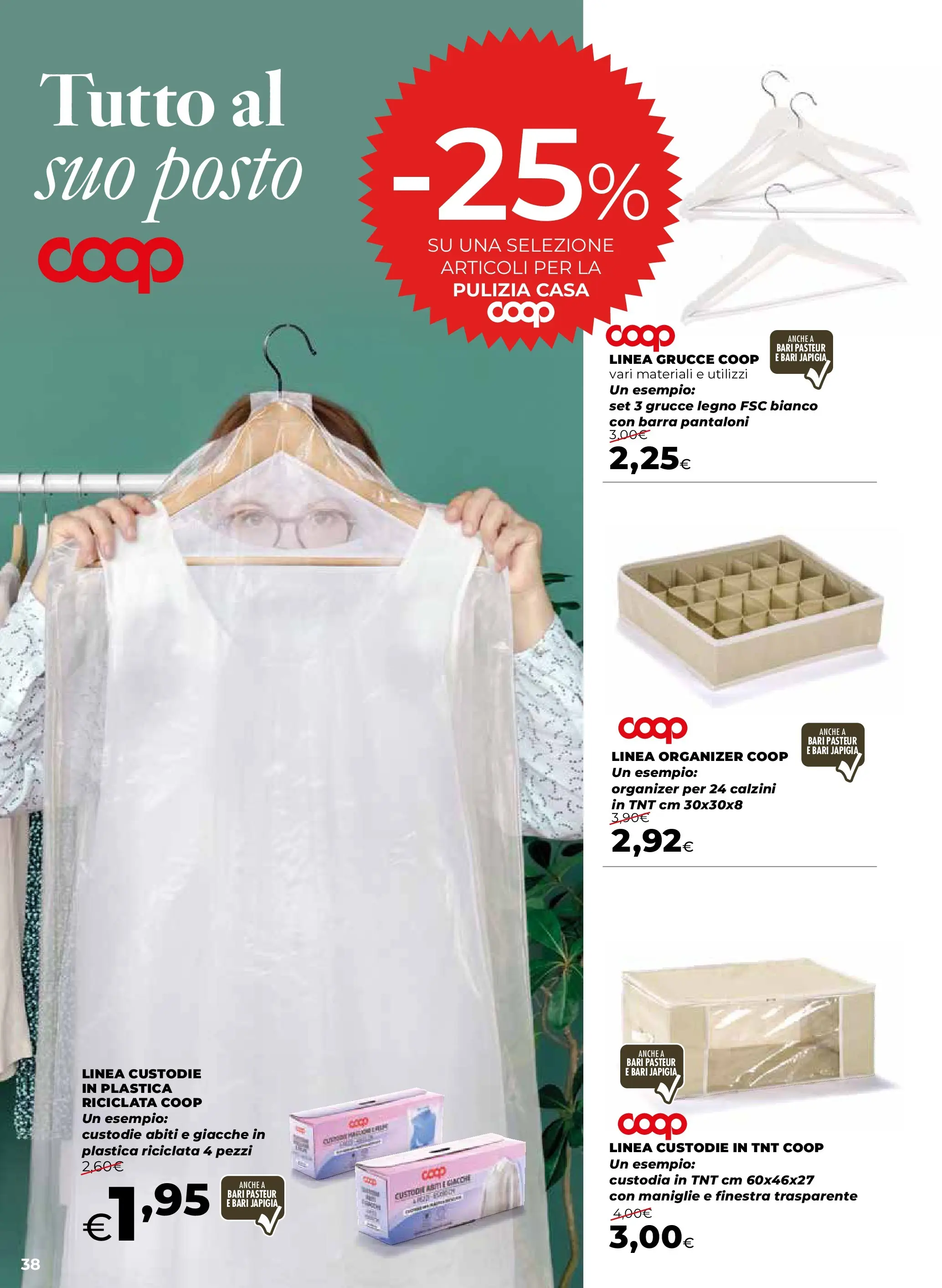 Anteprima volantino Ipercoop dal ﻿09/10/2025﻿ ﻿- nuovo offerte | Pagina: 38 | Prodotti: Abiti, Pantaloni, Calzini, Grucce