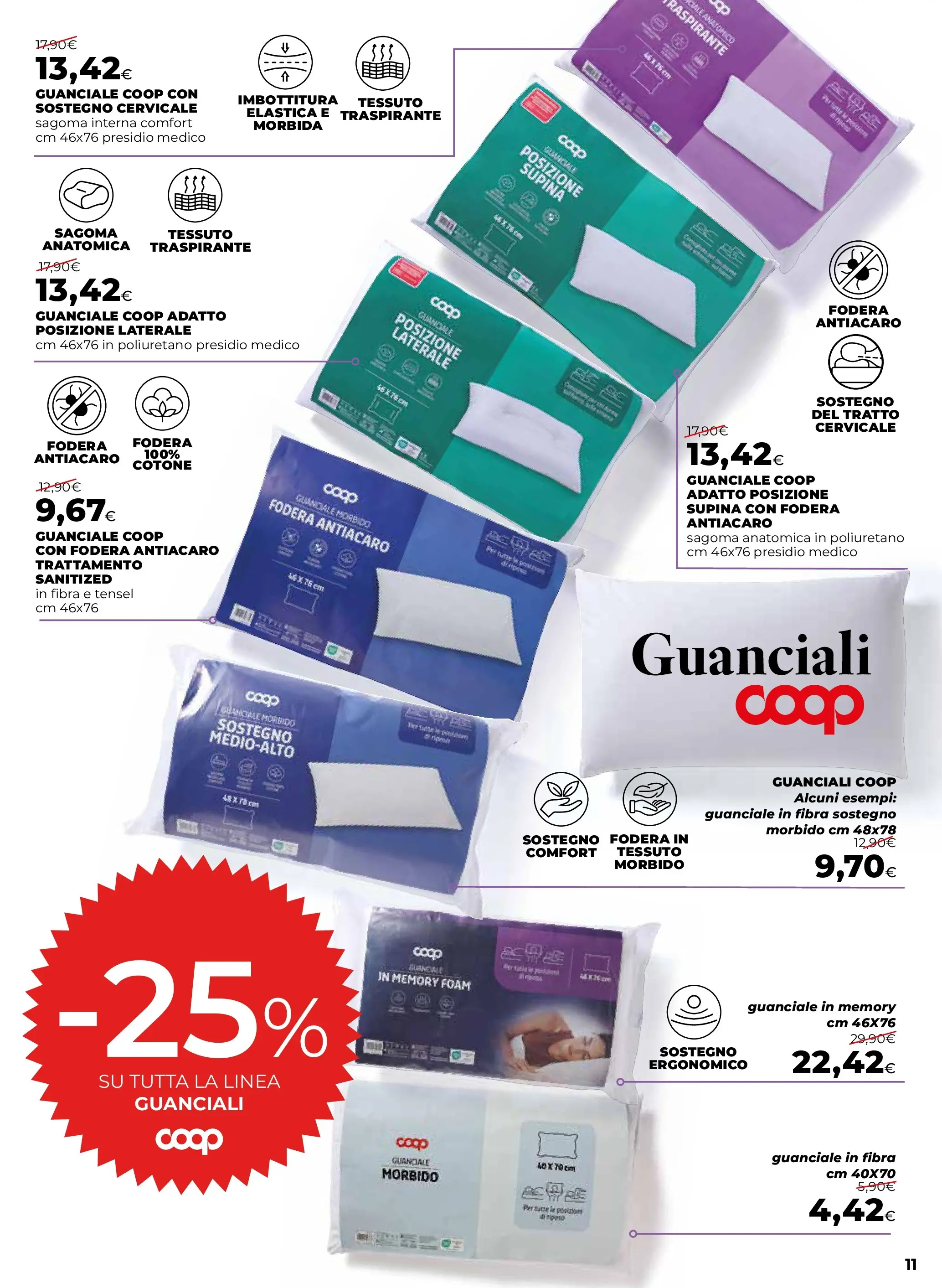 Anteprima volantino Ipercoop dal ﻿09/10/2025﻿ ﻿- nuovo offerte | Pagina: 11 | Prodotti: Guanciale