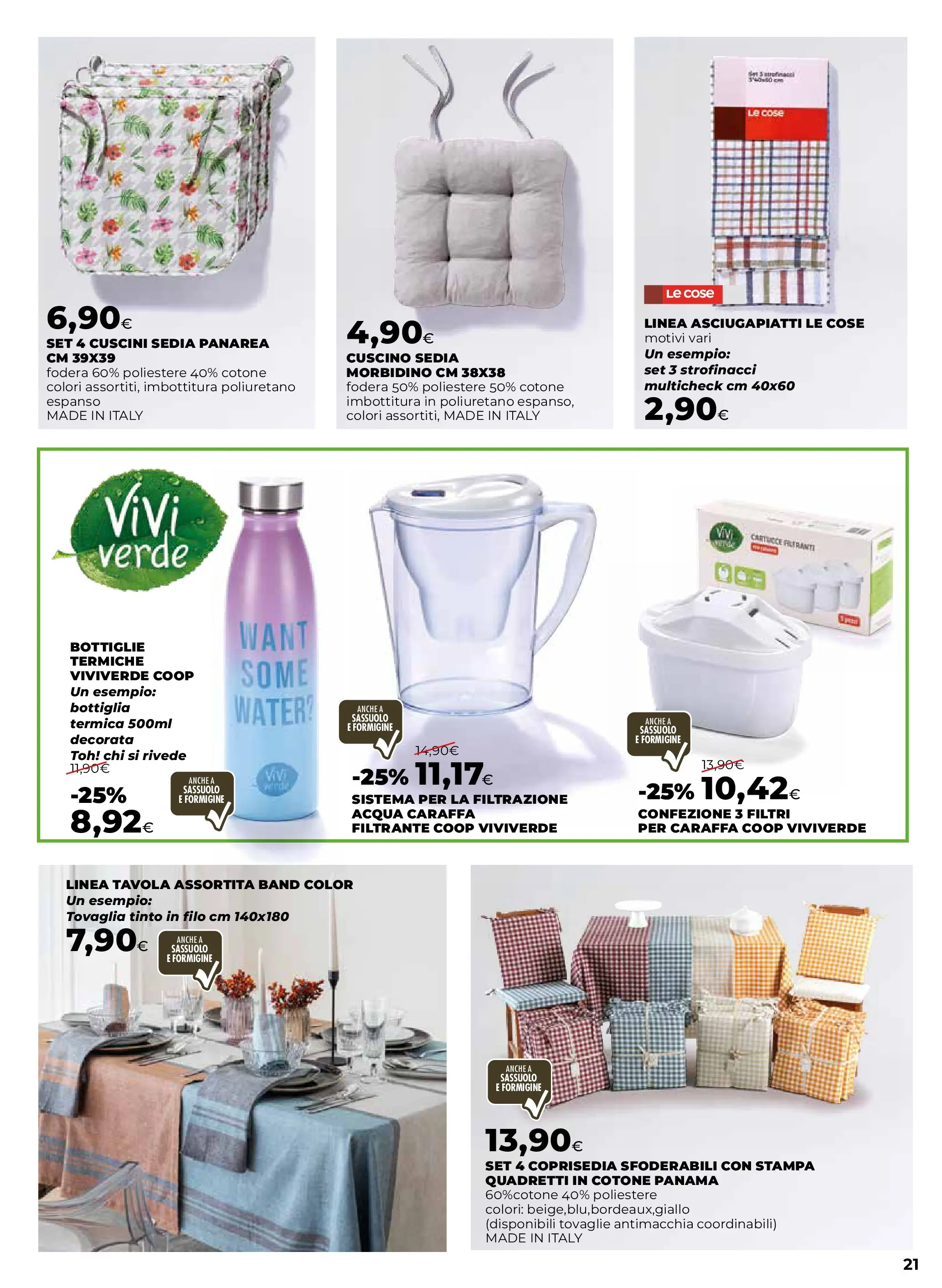 Nuovo Offerte nelle vicinanze - Casa al top dal 09/10/2025 > offerte anteprima 🛍️ | Pagina: 21 | Prodotti: Acqua, Cuscino, Strofinacci, Coprisedia