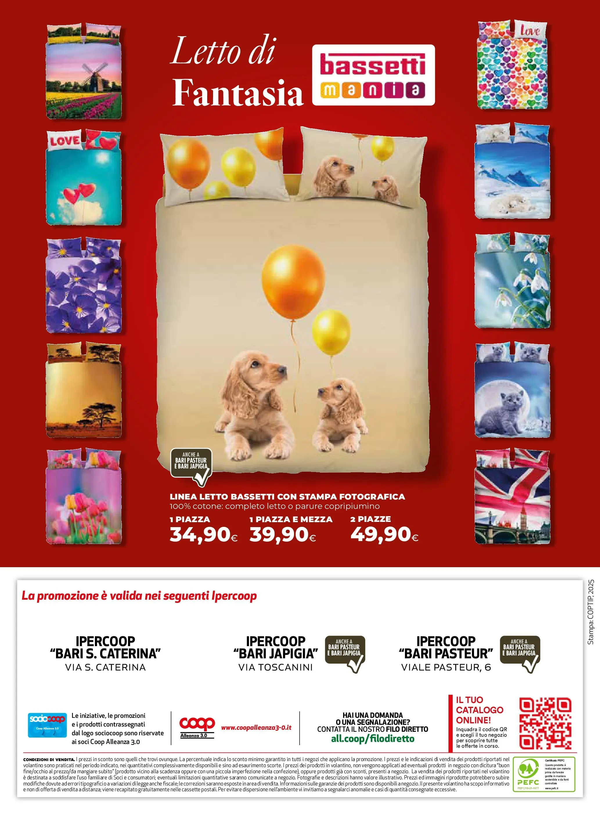 Anteprima volantino Ipercoop dal ﻿09/10/2025﻿ ﻿- nuovo offerte | Pagina: 48 | Prodotti: Copripiumino, Stampa, Letto