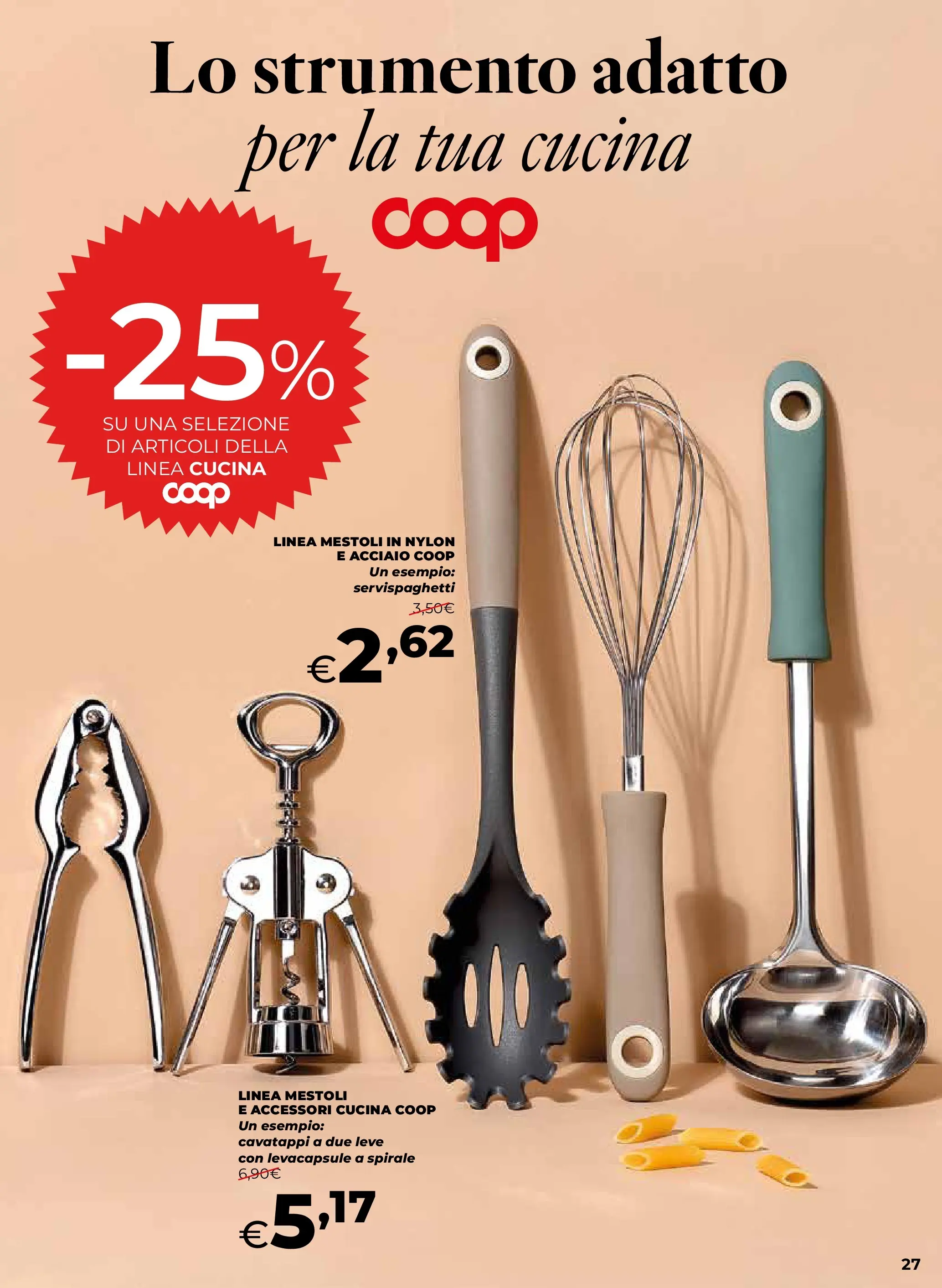 Anteprima volantino Ipercoop dal ﻿09/10/2025﻿ ﻿- nuovo offerte | Pagina: 27 | Prodotti: Cavatappi