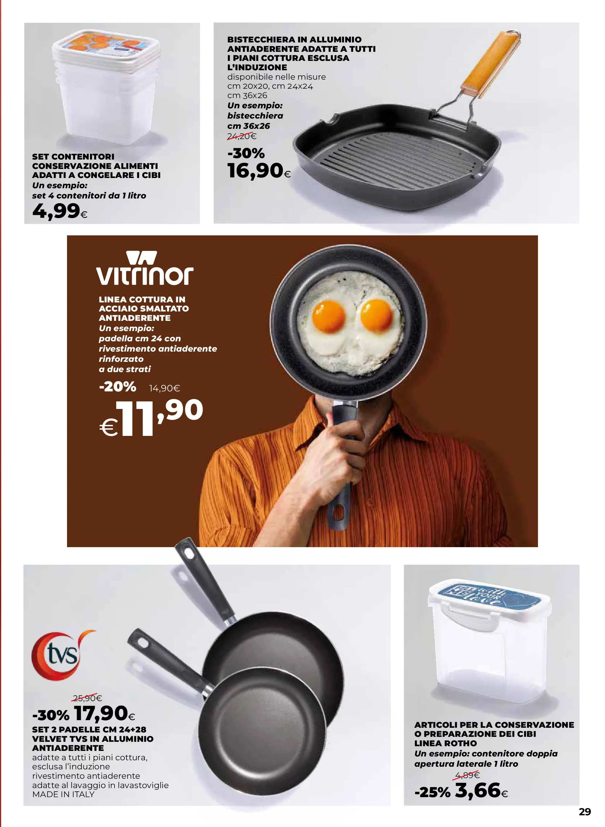 Anteprima volantino Ipercoop dal ﻿09/10/2025﻿ ﻿- nuovo offerte | Pagina: 29 | Prodotti: Bistecchiera, Lavastoviglie, Padella, Alluminio