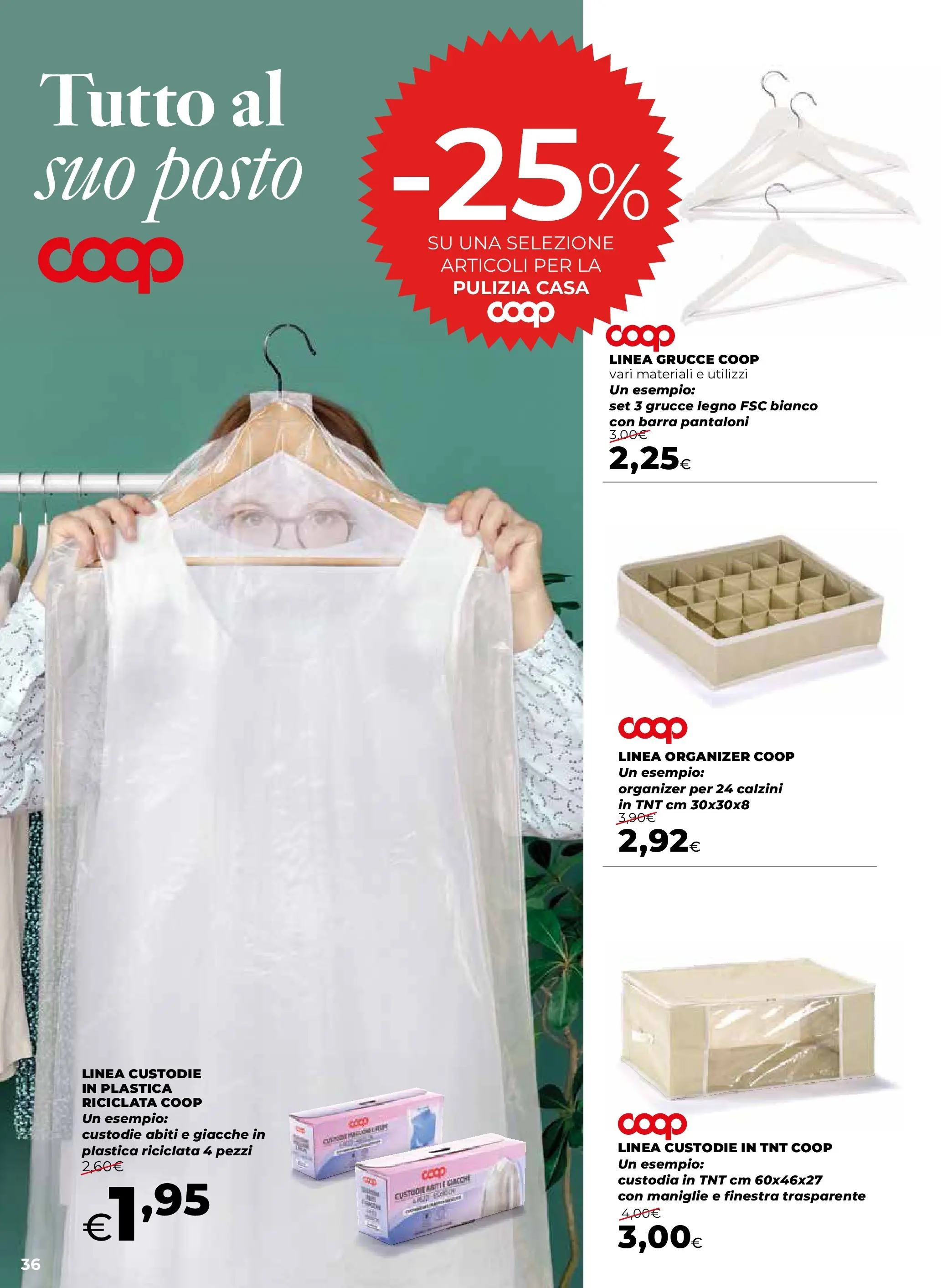 Anteprima volantino Ipercoop dal ﻿09/10/2025﻿ ﻿- nuovo offerte | Pagina: 36 | Prodotti: Abiti, Pantaloni, Calzini, Grucce