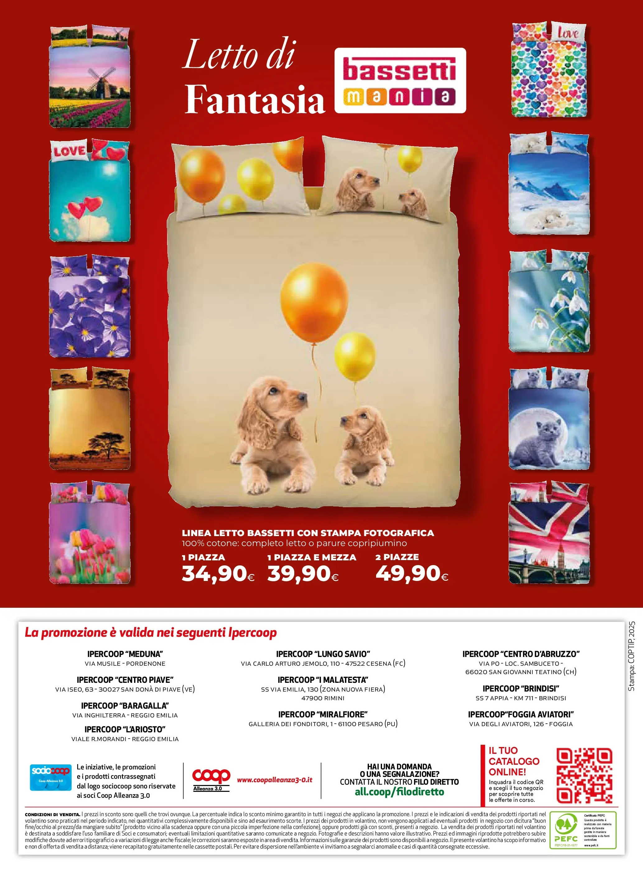 Anteprima volantino Ipercoop dal ﻿09/10/2025﻿ ﻿- nuovo offerte | Pagina: 44 | Prodotti: Copripiumino, Stampa, Letto