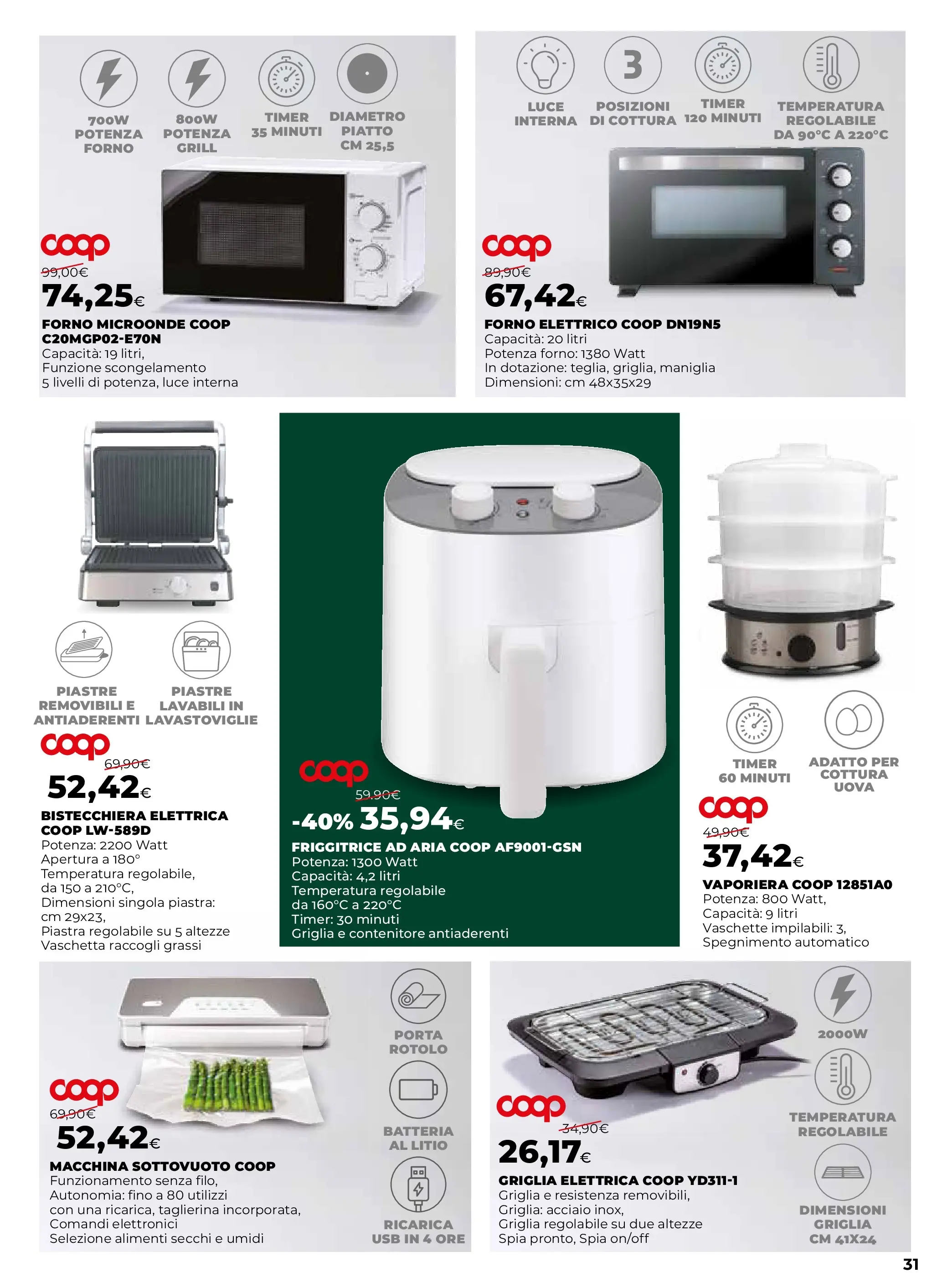 Nuovo Offerte nelle vicinanze - Casa al top dal 09/10/2025 > offerte anteprima 🛍️ | Pagina: 31 | Prodotti: Friggitrice ad aria, Bistecchiera, USB, Griglia