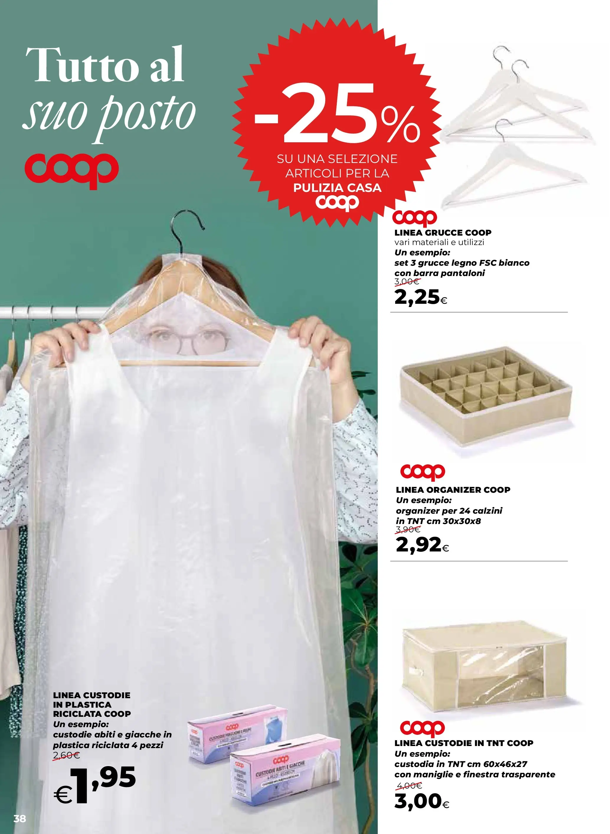 Nuovo Offerte nelle vicinanze - Casa al top dal 09/10/2025 > offerte anteprima 🛍️ | Pagina: 38 | Prodotti: Abiti, Pantaloni, Calzini, Grucce