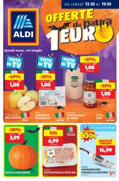 Anteprima del volantino Aldi - Offerte da paura valido a partire dal 12.10.2025