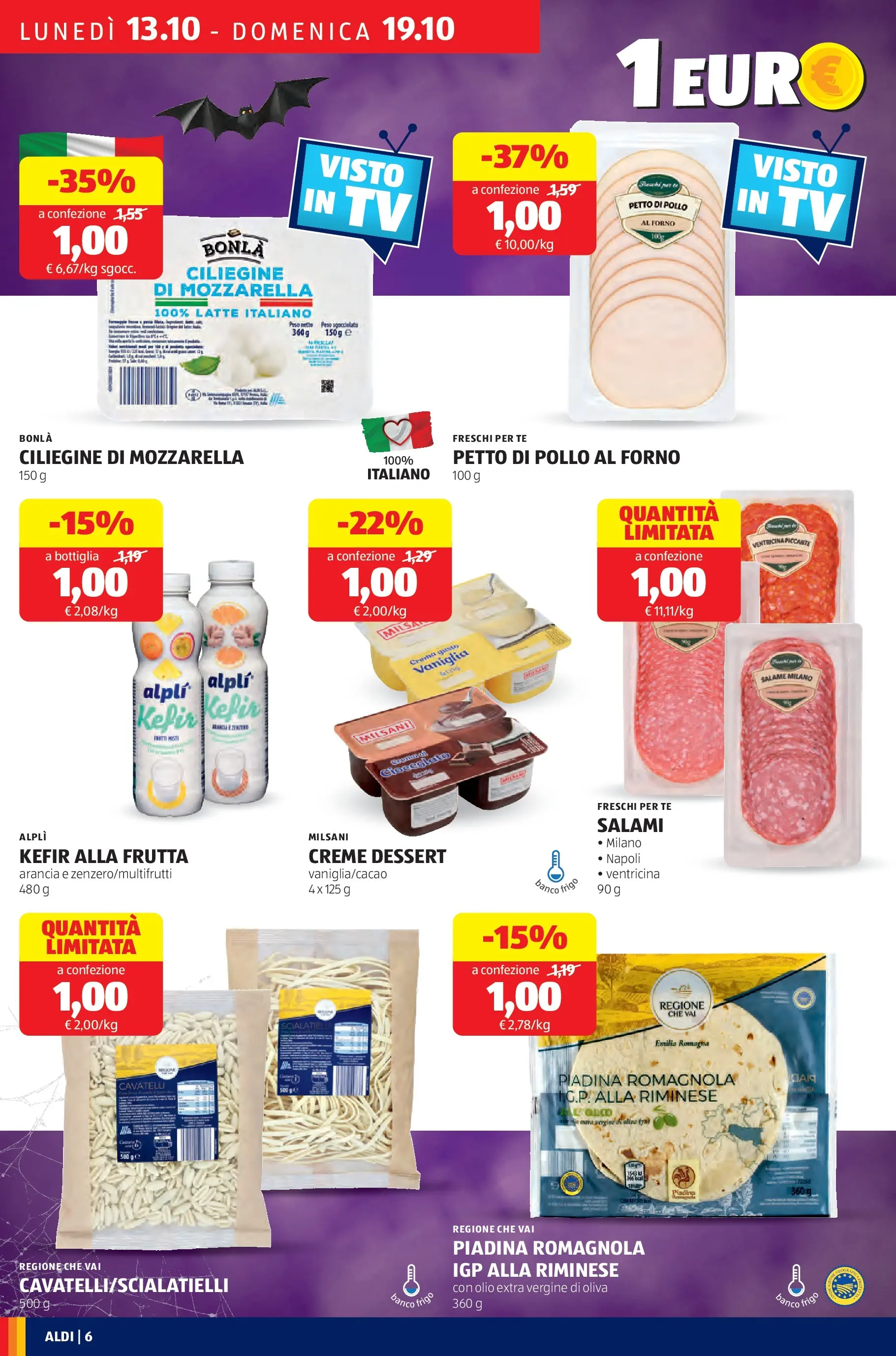 Nuovo Aldi - Offerte da paura dal 12/10/2025 > offerte anteprima 🛍️ | Pagina: 6 | Prodotti: Crema, Latte, Arancia, Forno