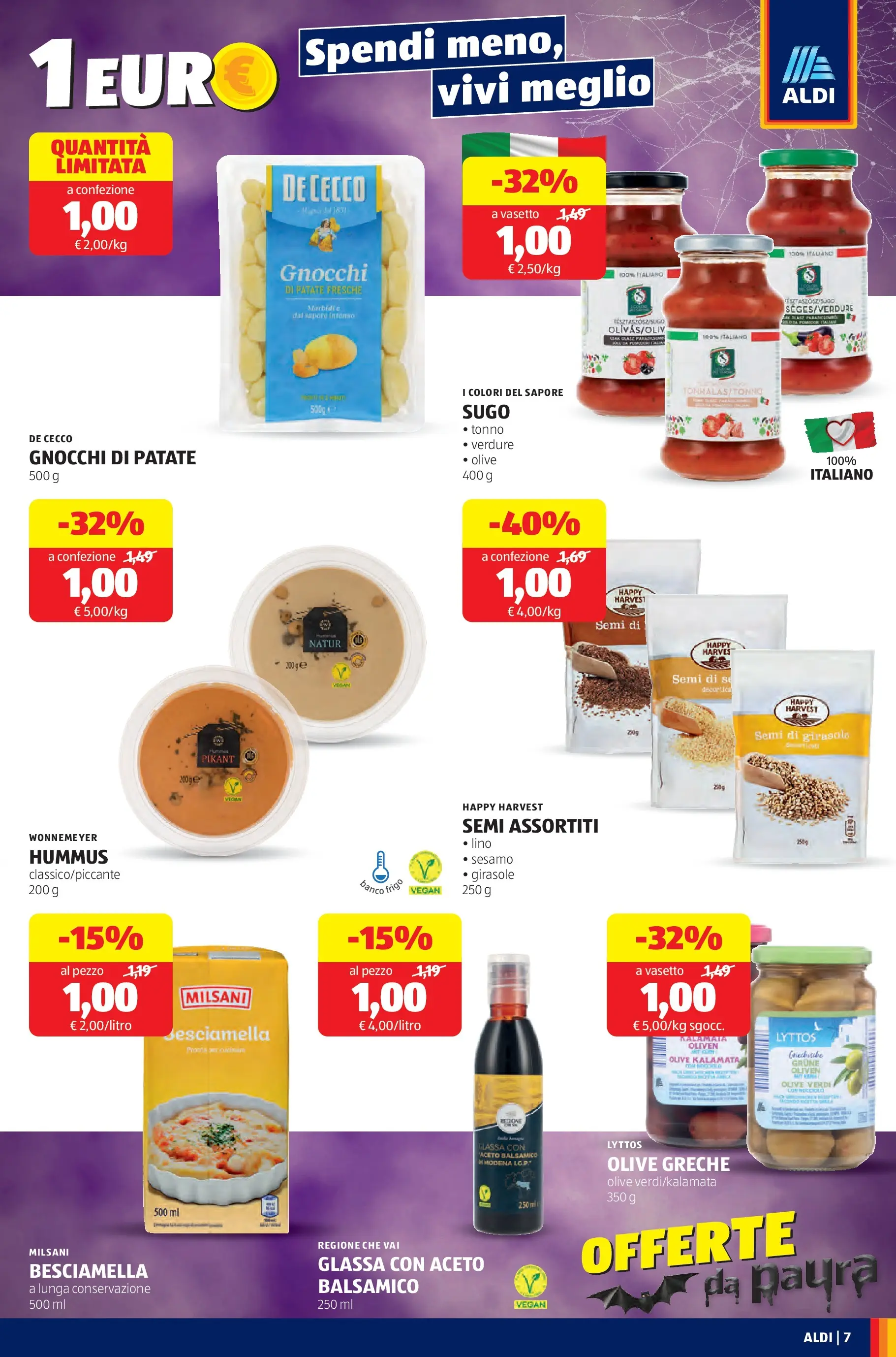 Nuovo Aldi - Offerte da paura dal 12/10/2025 > offerte anteprima 🛍️ | Pagina: 7 | Prodotti: Patate, Olive, Tonno, Aceto