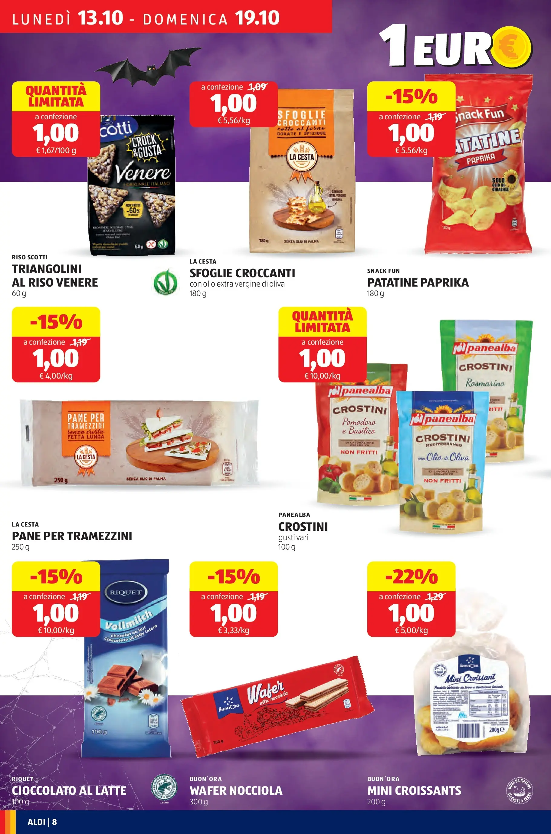 Nuovo Aldi - Offerte da paura dal 12/10/2025 > offerte anteprima 🛍️ | Pagina: 8 | Prodotti: Riso, Olio, Crostini, Olio di Oliva