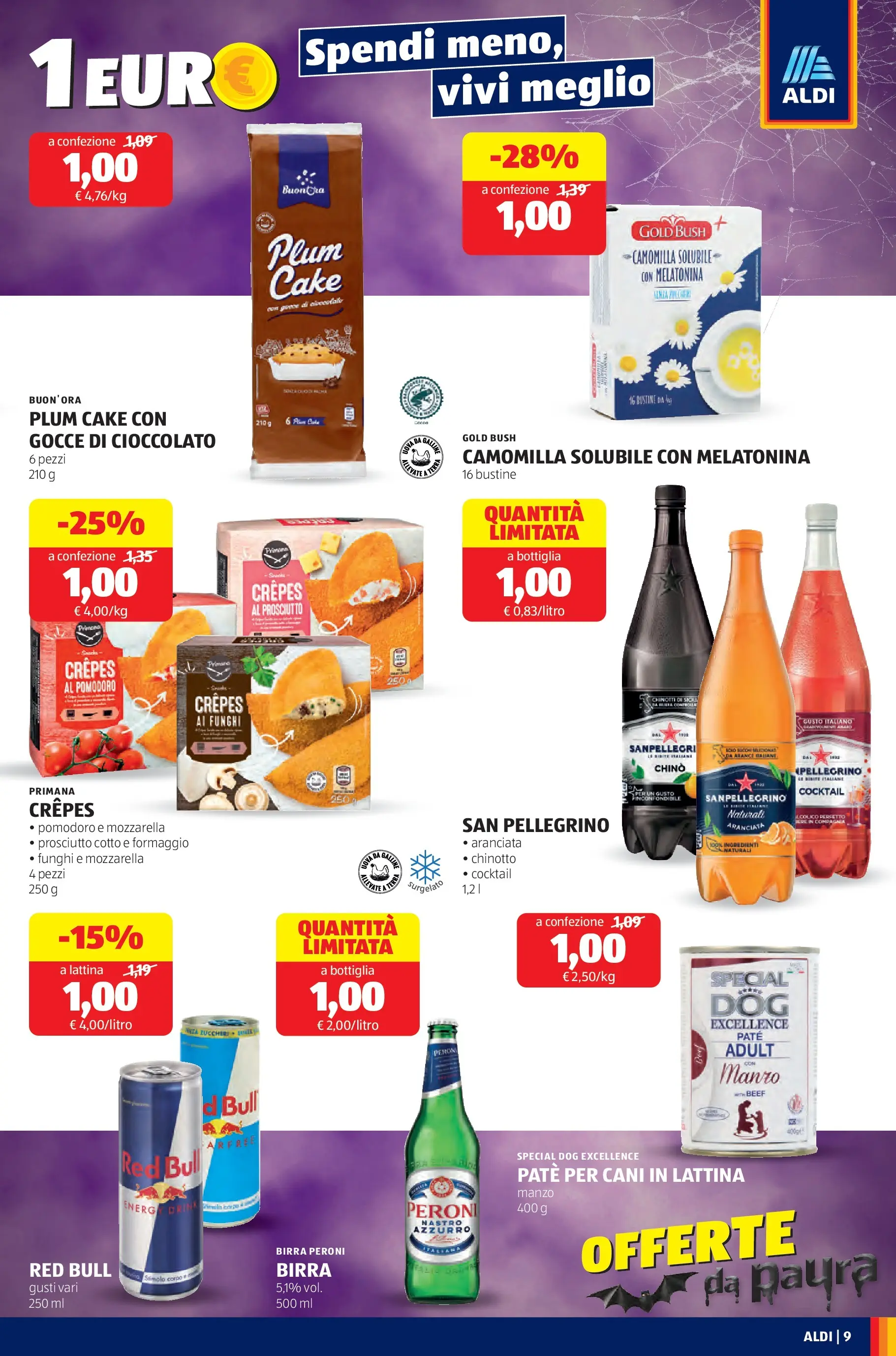 Nuovo Aldi - Offerte da paura dal 12/10/2025 > offerte anteprima 🛍️ | Pagina: 9 | Prodotti: Prosciutto Cotto, Mozzarella, Formaggio, Bibite