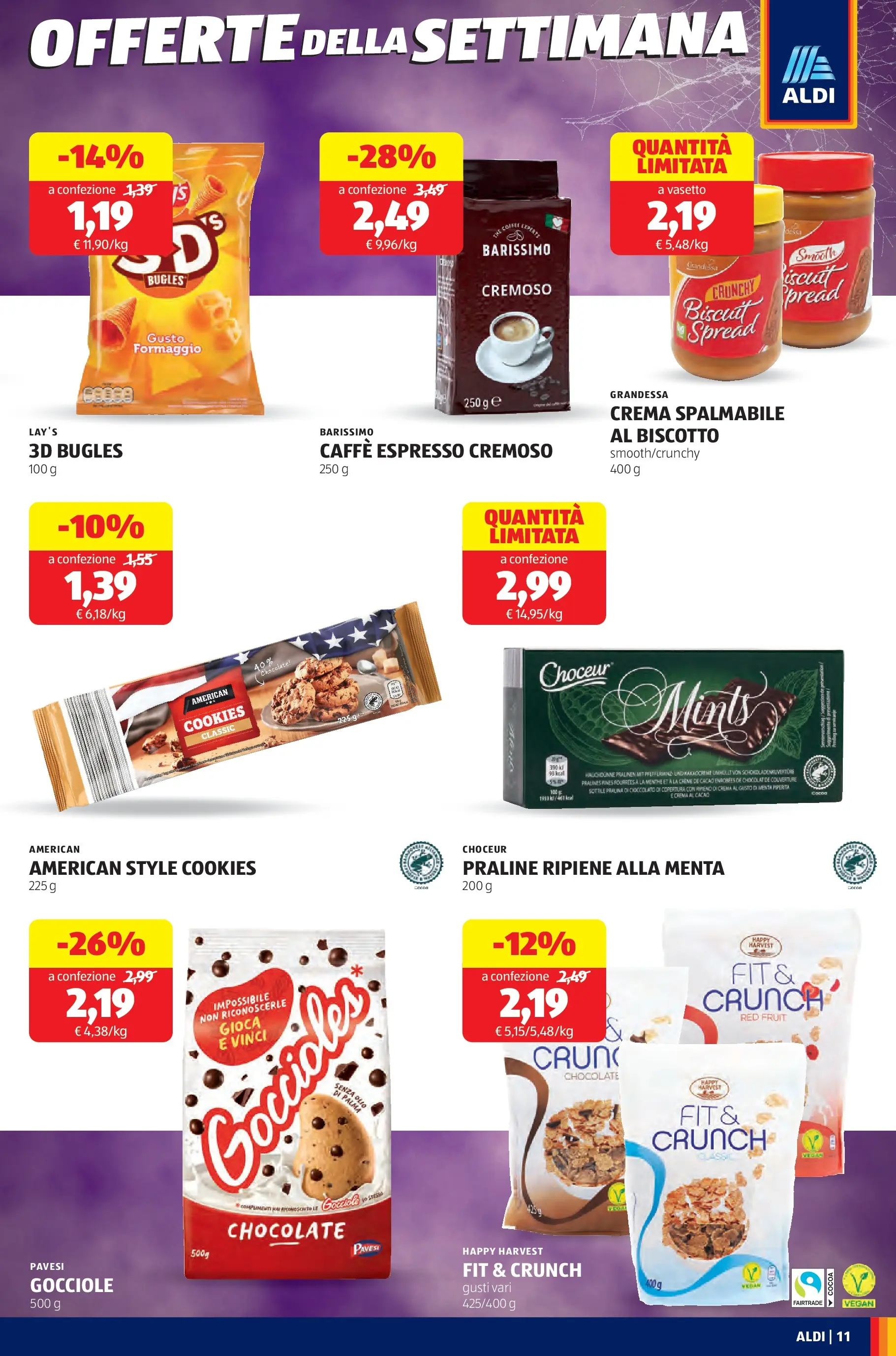 Nuovo Aldi - Offerte da paura dal 12/10/2025 > offerte anteprima 🛍️ | Pagina: 11 | Prodotti: Caffè, Olio, The, Cacao