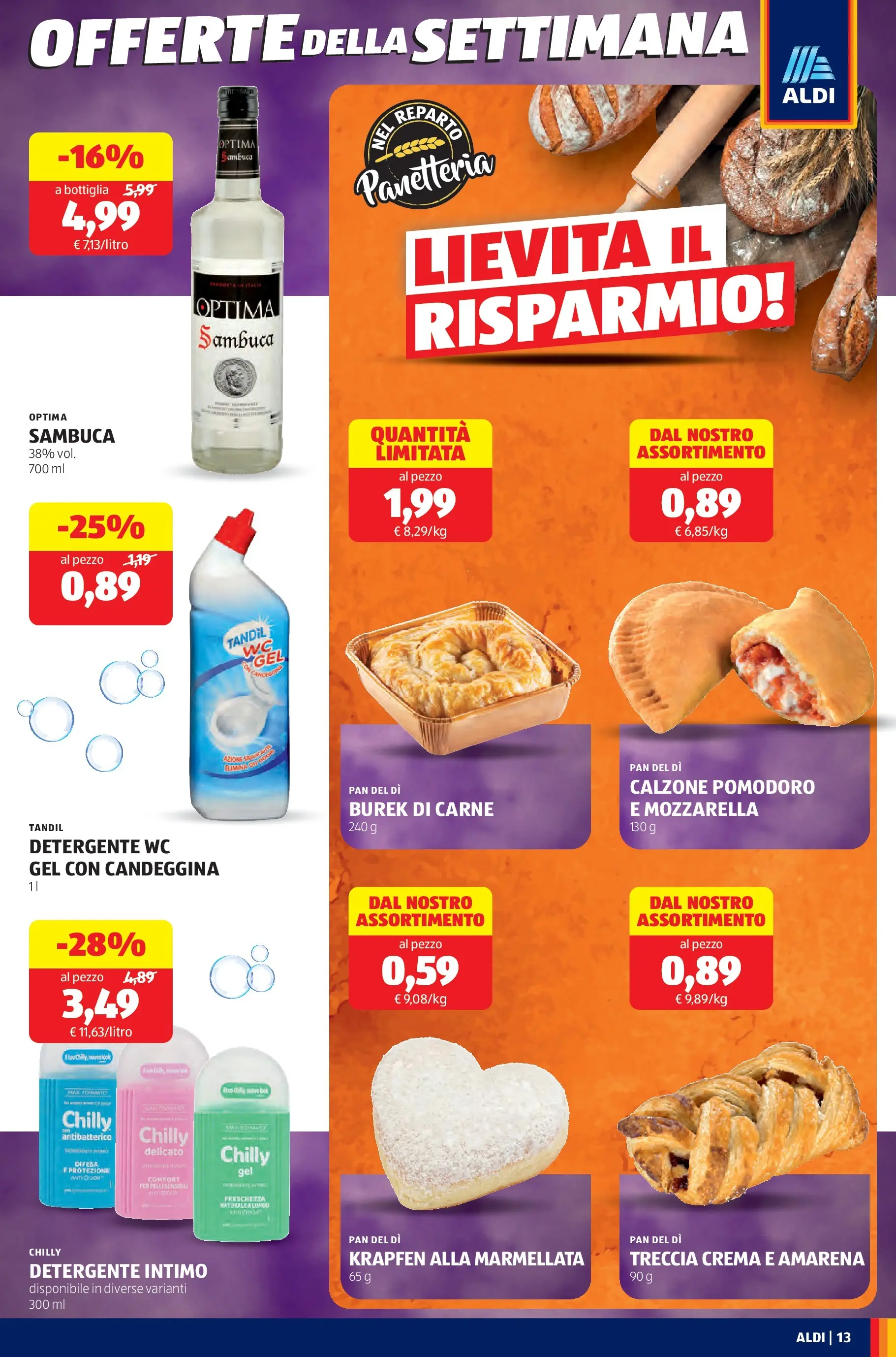 Nuovo Aldi - Offerte da paura dal 12/10/2025 > offerte anteprima 🛍️ | Pagina: 13 | Prodotti: Crema, Detergente intimo, Pomodoro, Amarena