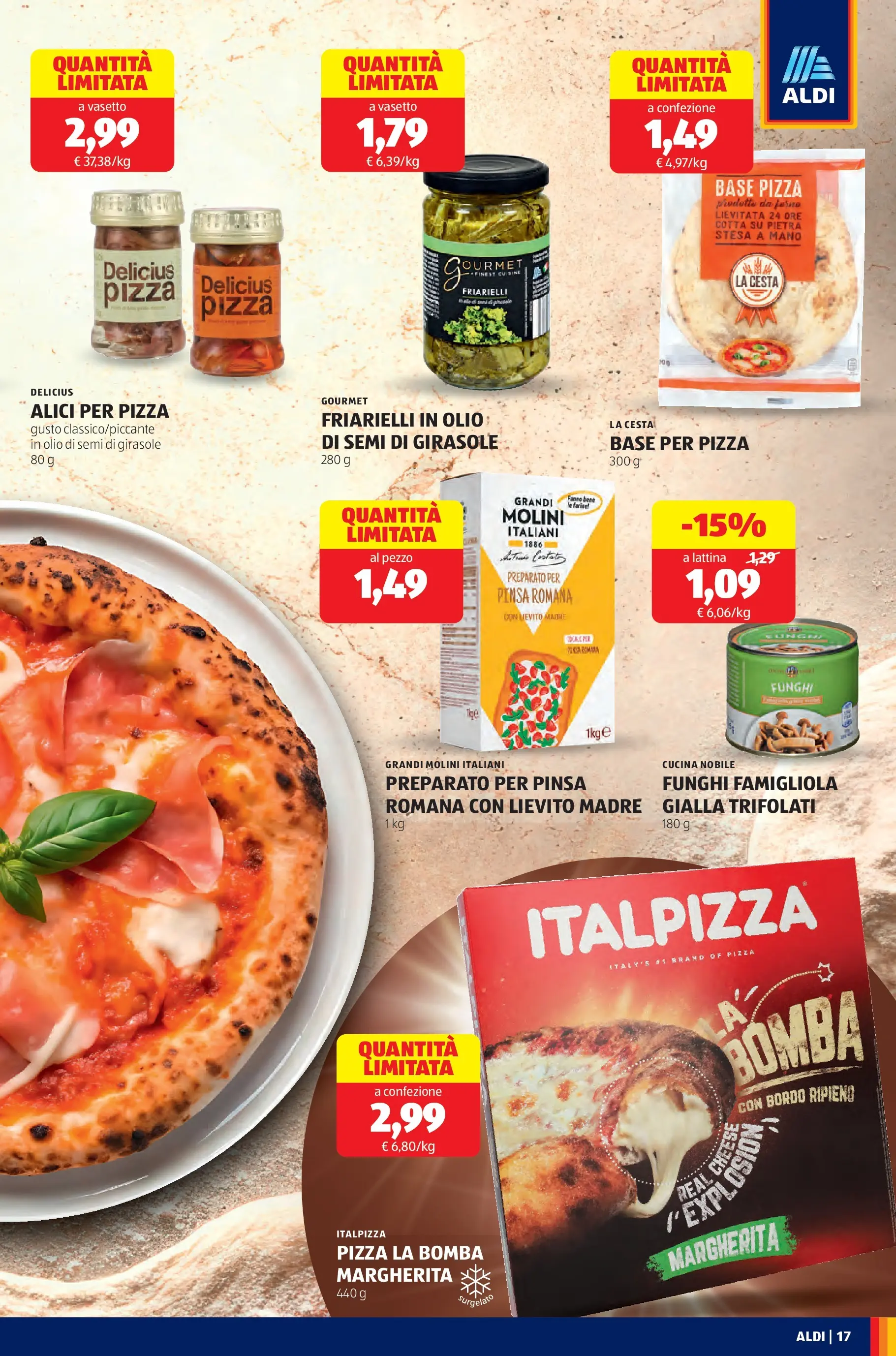 Nuovo Aldi - Offerte da paura dal 12/10/2025 > offerte anteprima 🛍️ | Pagina: 17 | Prodotti: Pizza, Olio, Friarielli, Olio di semi di girasole