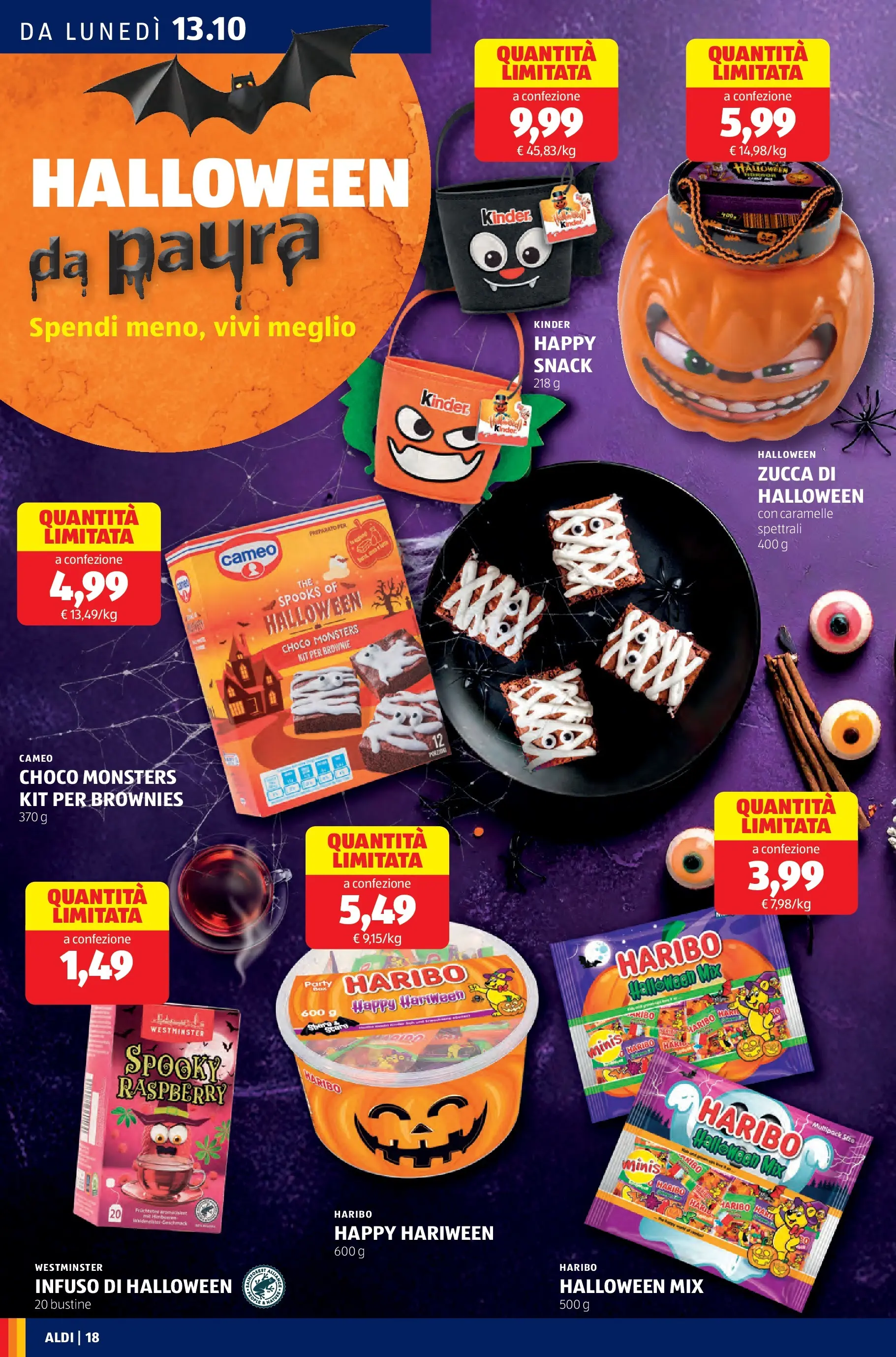 Nuovo Aldi - Offerte da paura dal 12/10/2025 > offerte anteprima 🛍️ | Pagina: 18 | Prodotti: Caramelle, Zucca