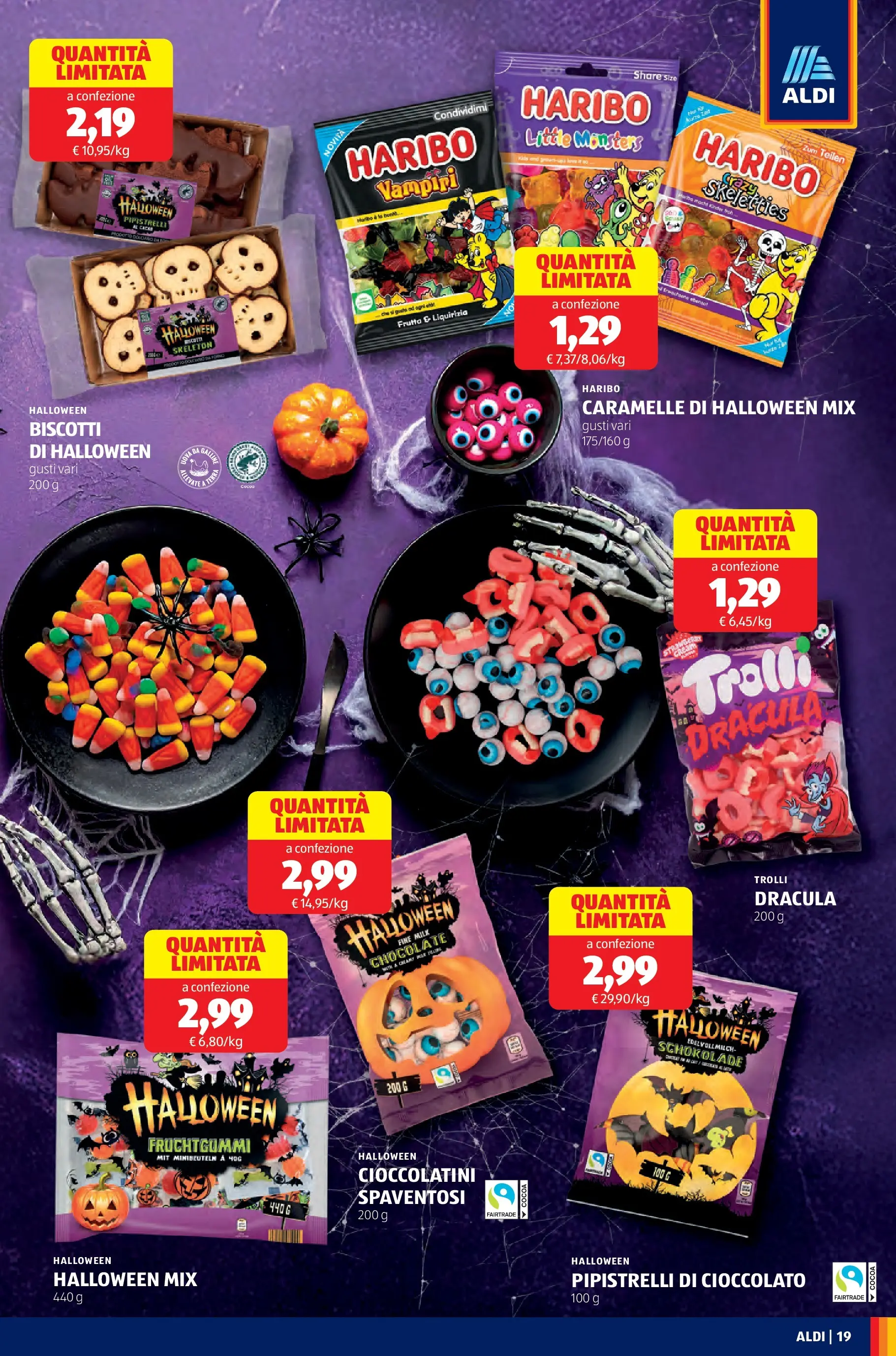 Nuovo Aldi - Offerte da paura dal 12/10/2025 > offerte anteprima 🛍️ | Pagina: 19 | Prodotti: Caramelle, Biscotti, The, Cioccolatini
