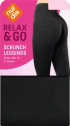nur die Scrunch Leggings schwarz Gr. 40/42