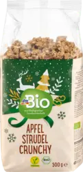dmBio Müsli Crunchy, Apfelstrudel, 500 g