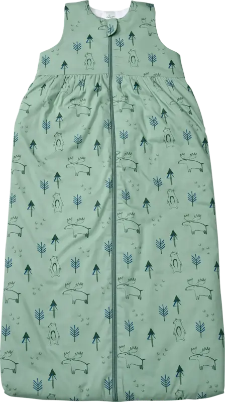 ALANA Schlafsack 3 TOG mit Waldtier-Muster, grün, 110 cm