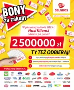 Bony za zakupy Selgros – do 31.12.2025