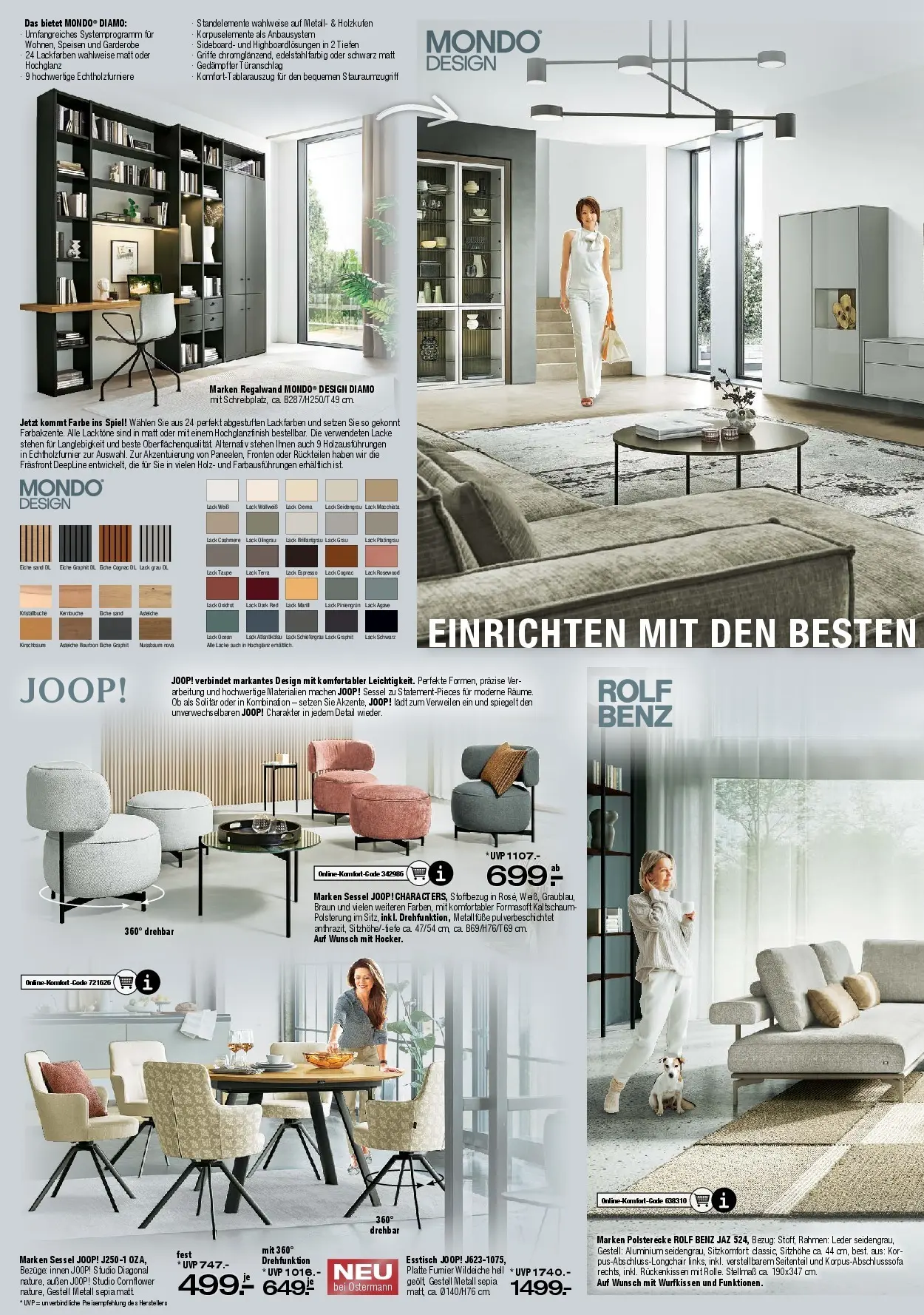 Ostermann - Möbel Ostermann: Neue Möbel wirken Wunder. (ab 10.10.2025) zum Blättern | Seite: 5 | Produkte: Spiel, Esstisch, Sessel, Öl
