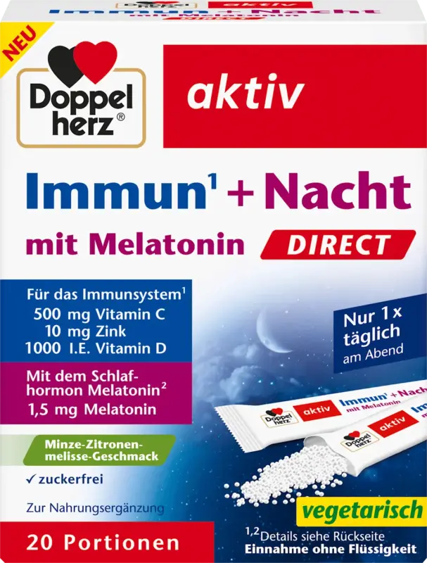 Doppelherz Immun + Nacht direct, 20 St