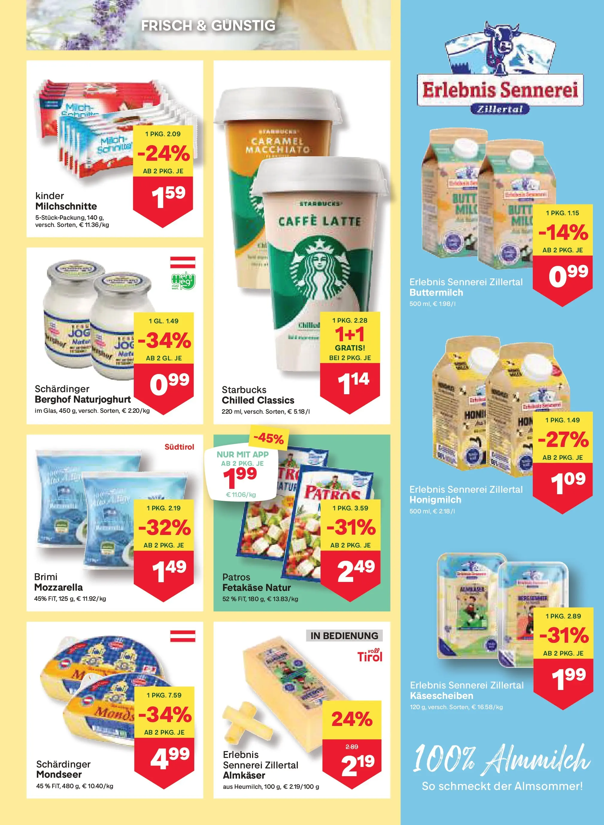 MPREIS Velden von 16.10.2025 - Aktuelle Angebote | Seite: 5 | Produkte: Milch