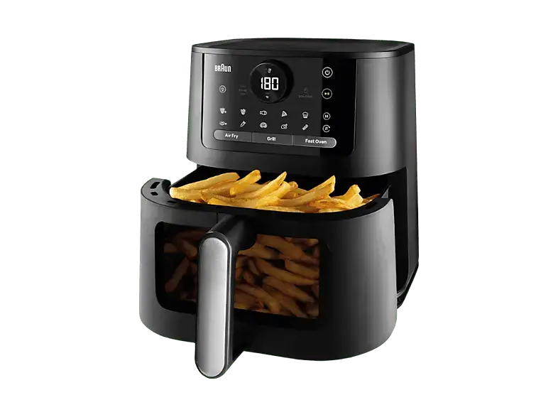 Braun HF 5075IBK Multifry 5 Heißluftfritteuse 6 l, 2000 Watt, Schwarz