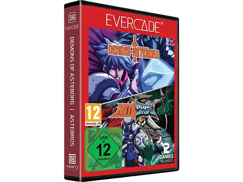 Blaze Evercade Demons of Asteborg / Astebros Cartridge