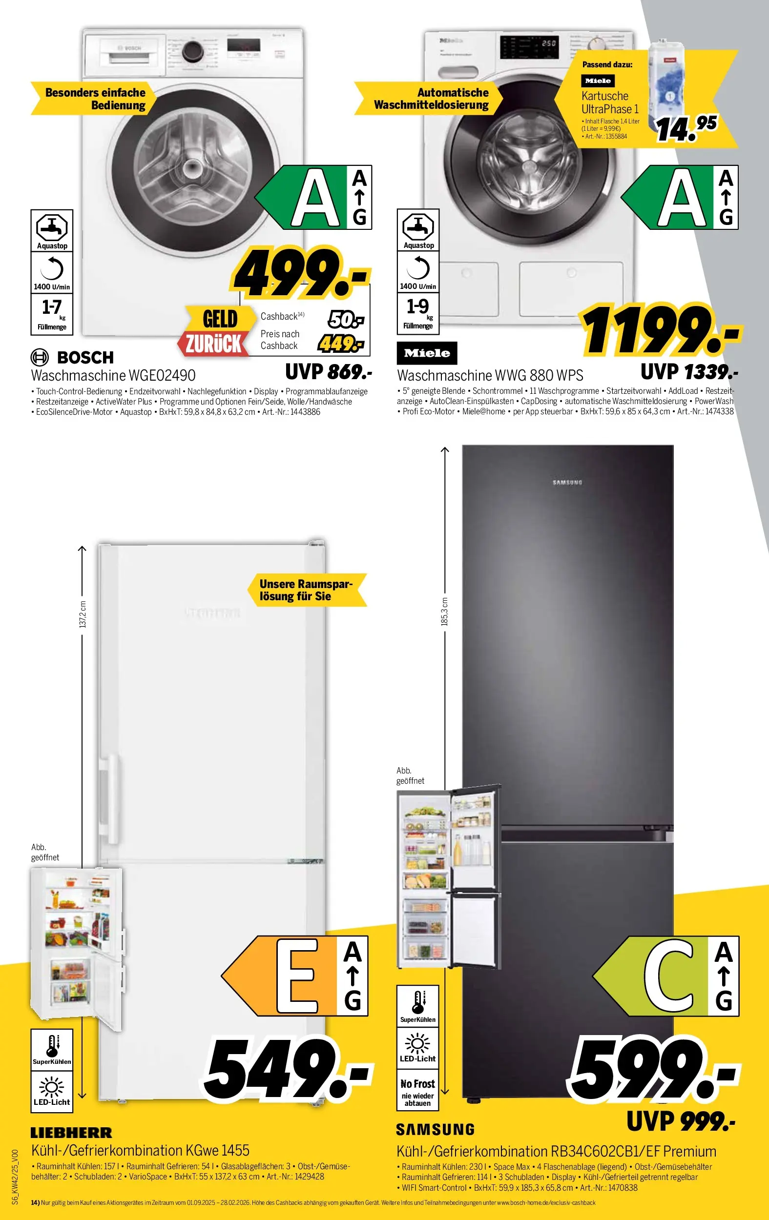 Medimax Prospekt Görlitz (ab 11.10.2025) zum Blättern | Seite: 6 | Produkte: Miele, Liebherr, Waschmaschine, Samsung