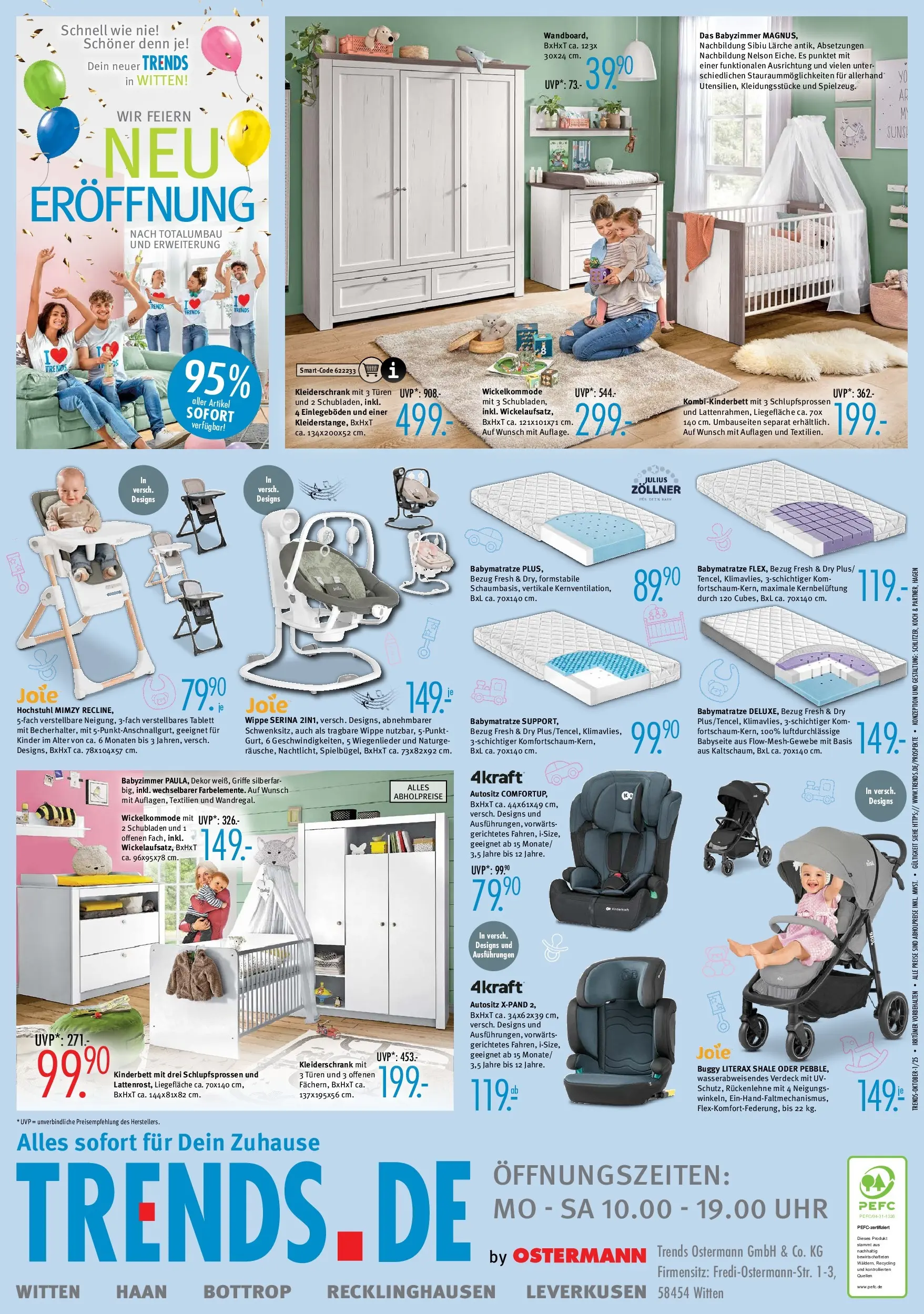 Trends Prospekt Witten	 (ab 11.10.2025) zum Blättern | Seite: 8 | Produkte: Kleiderschrank, Uhr
