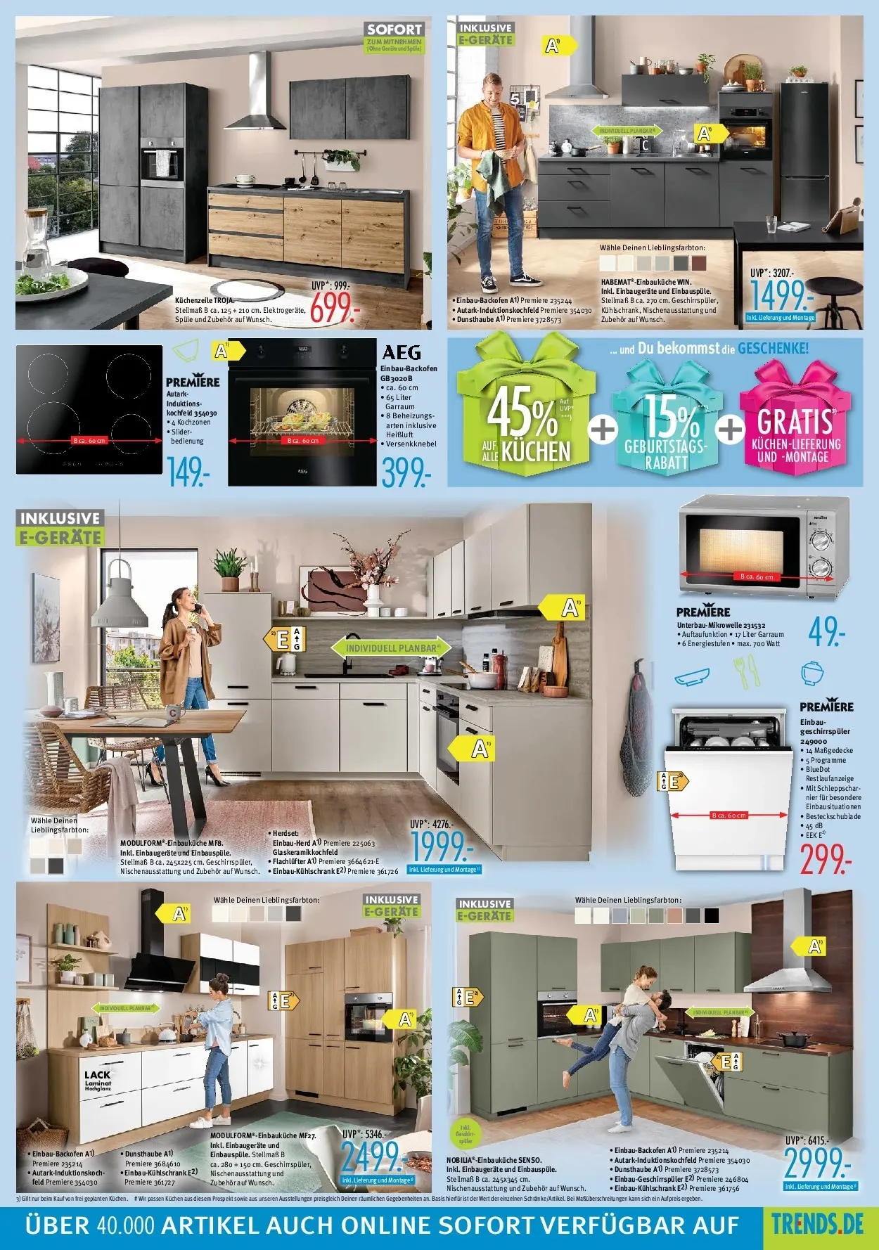 Trends Prospekt Haan	 (ab 11.10.2025) zum Blättern | Seite: 7 | Produkte: Geschirrspüler, Einbauküche, Küchenzeile, Kochfeld