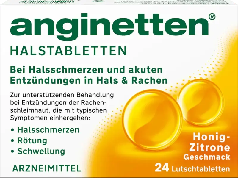 anginetten Halstabletten Honig-Zitrone