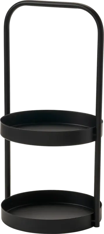 Dekorieren & Einrichten Metalletagere schwarz (30 cm)