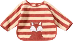 ALANA Lätzchen mit Ärmel & Fuchs-Motiv, braun
