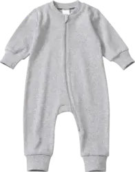ALANA Schlafanzug mit Ripp-Struktur, grau, Gr. 74/80